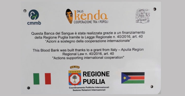 Galleria La Banca del Sangue costruita in Sud Sudan con i fondi della Regione Puglia è pronta ad operare - Diapositiva 4 di 4