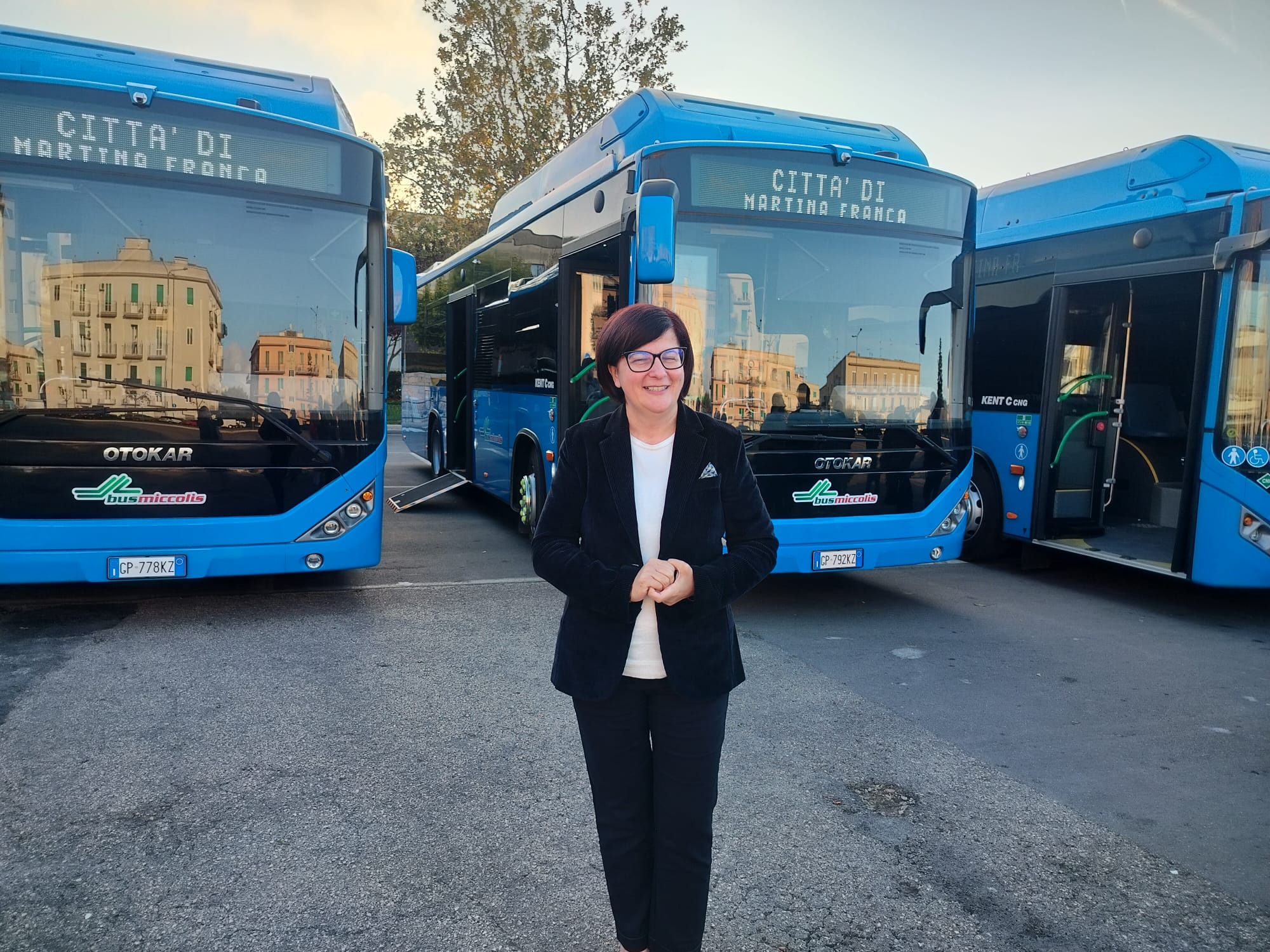 Galleria Trasporti, l’assessore Ciliento a Martina Franca per la consegna di 13 nuovi bus a metano del servizio TPL - Diapositiva 6 di 11