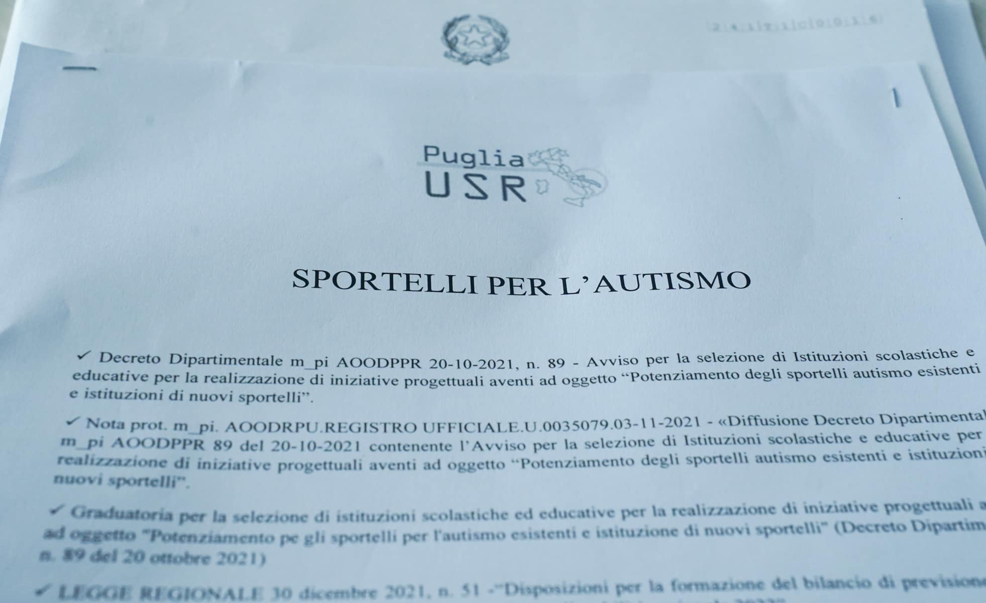 Galleria Le iniziative dell’Assessorato al Welfare sul potenziamento degli sportelli per l’autismo nelle sei Scuole Polo regionali e gli interventi rivolti alle persone con spettro autistico - Diapositiva 3 di 8
