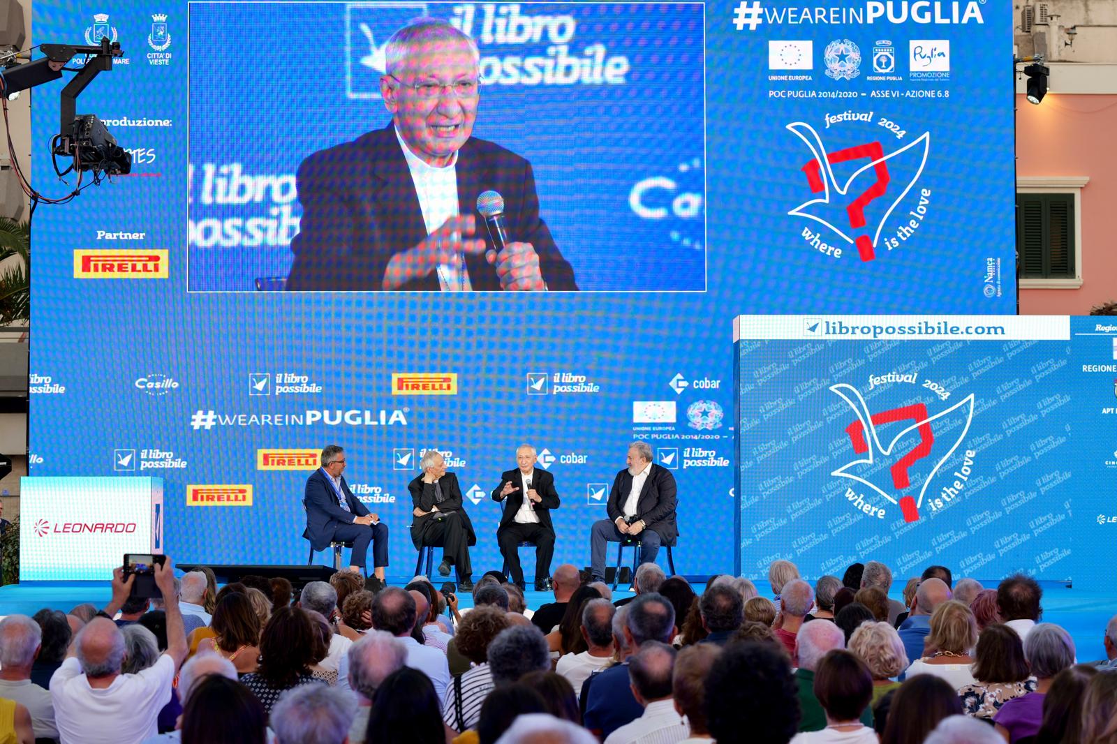 Galleria IL PRESIDENTE EMILIANO ALL’APERTURA DEL FESTIVAL IL LIBRO POSSIBILE A POLIGNANO A MARE - Diapositiva 5 di 12