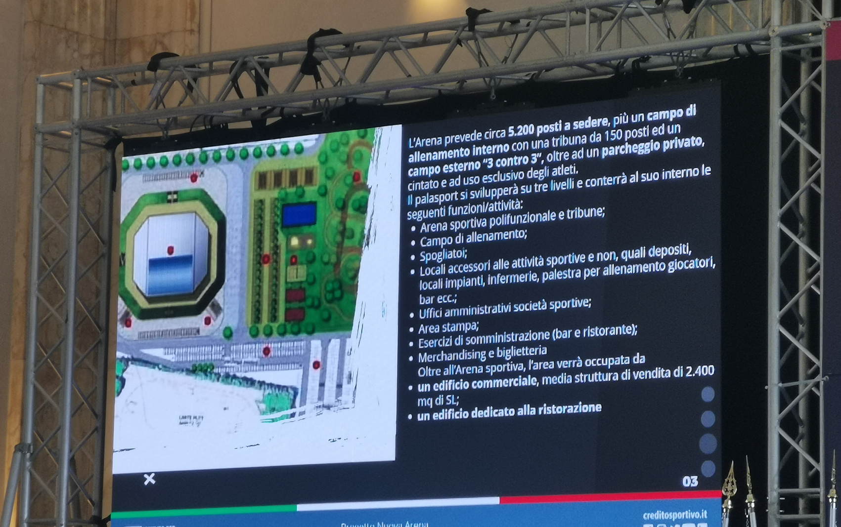 Galleria Impianti sportivi Giochi Mediterraneo Taranto 2026, presentati i progetti per lo stadio Iacovone e il Palazzetto Brindisi - Diapositiva 10 di 14