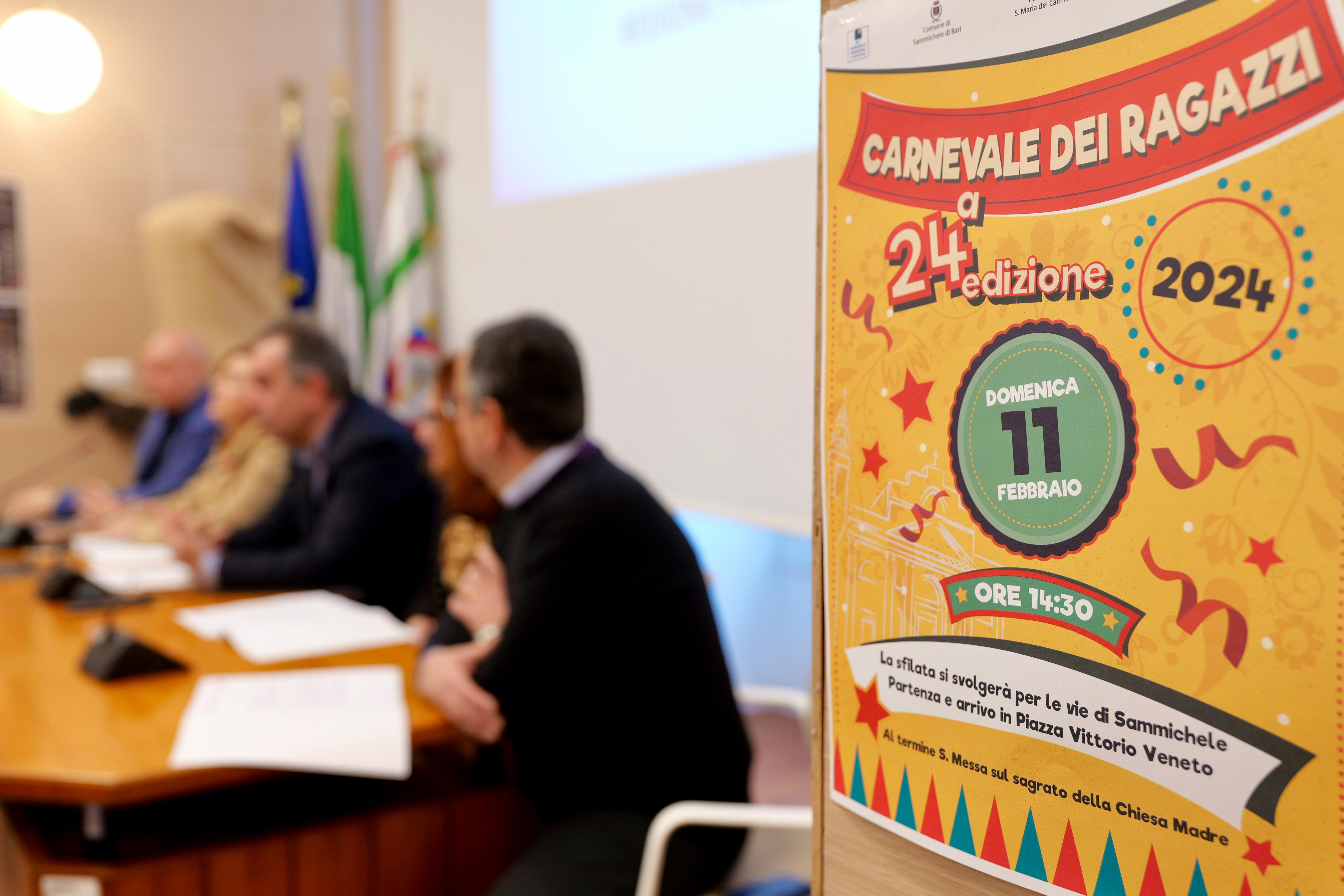 Galleria Carnevale di Sammichele di Bari: presentata oggi l’edizione 2024 - Diapositiva 1 di 13