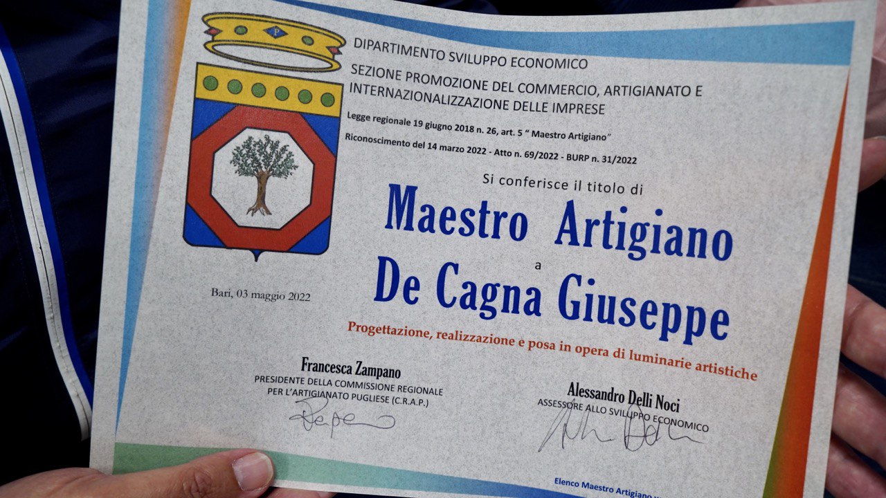 Galleria Una giornata dedicata all’Artigianato per riconoscerne il ruolo strategico nello sviluppo economico, culturale e sociale della Puglia    - Diapositiva 11 di 12