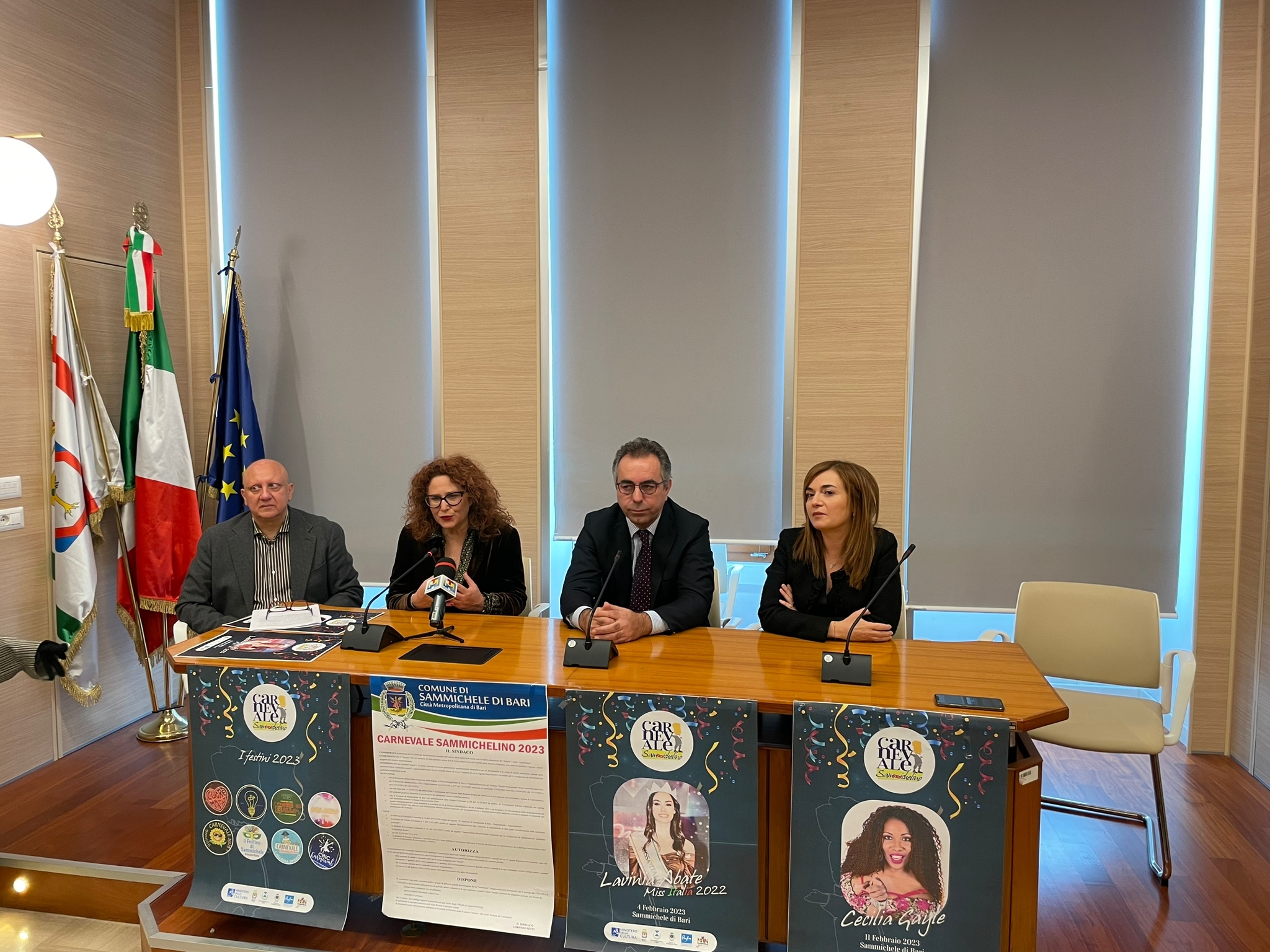 Galleria ARRIVA IL CARNEVALE DI SAMMICHELE DI BARI: OGGI LA PRESENTAZIONE IN PRESIDENZA DELL’EDIZIONE 2023 - Diapositiva 3 di 4