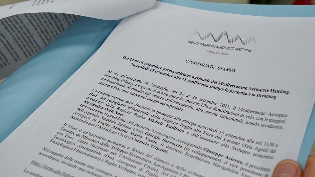Galleria Al via la prima edizione nazionale del Mediterranean Aerospace Matching - Diapositiva 1 di 17