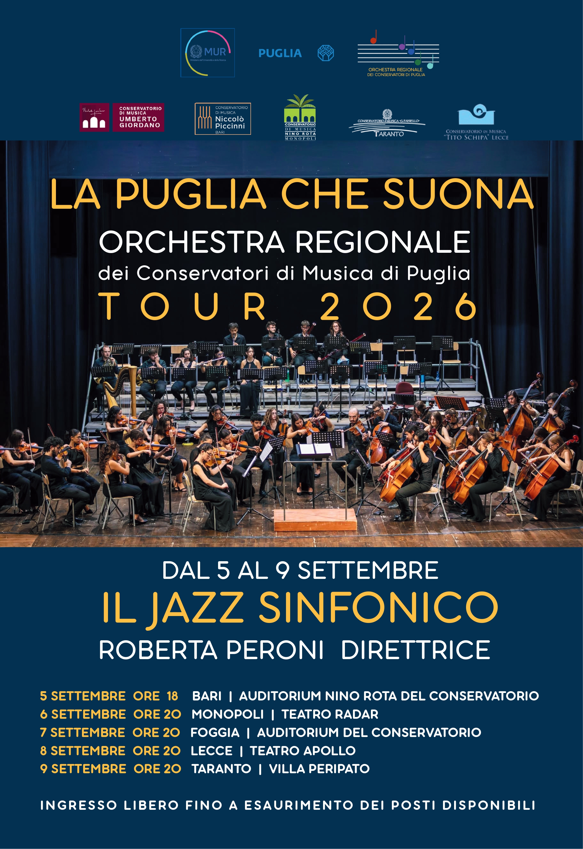 Galleria Orchestra regionale dei Conservatori, al via la quinta stagione concertistica con 5 appuntamenti in tutta la Puglia dal 5 al 9 settembre - Diapositiva 5 di 5