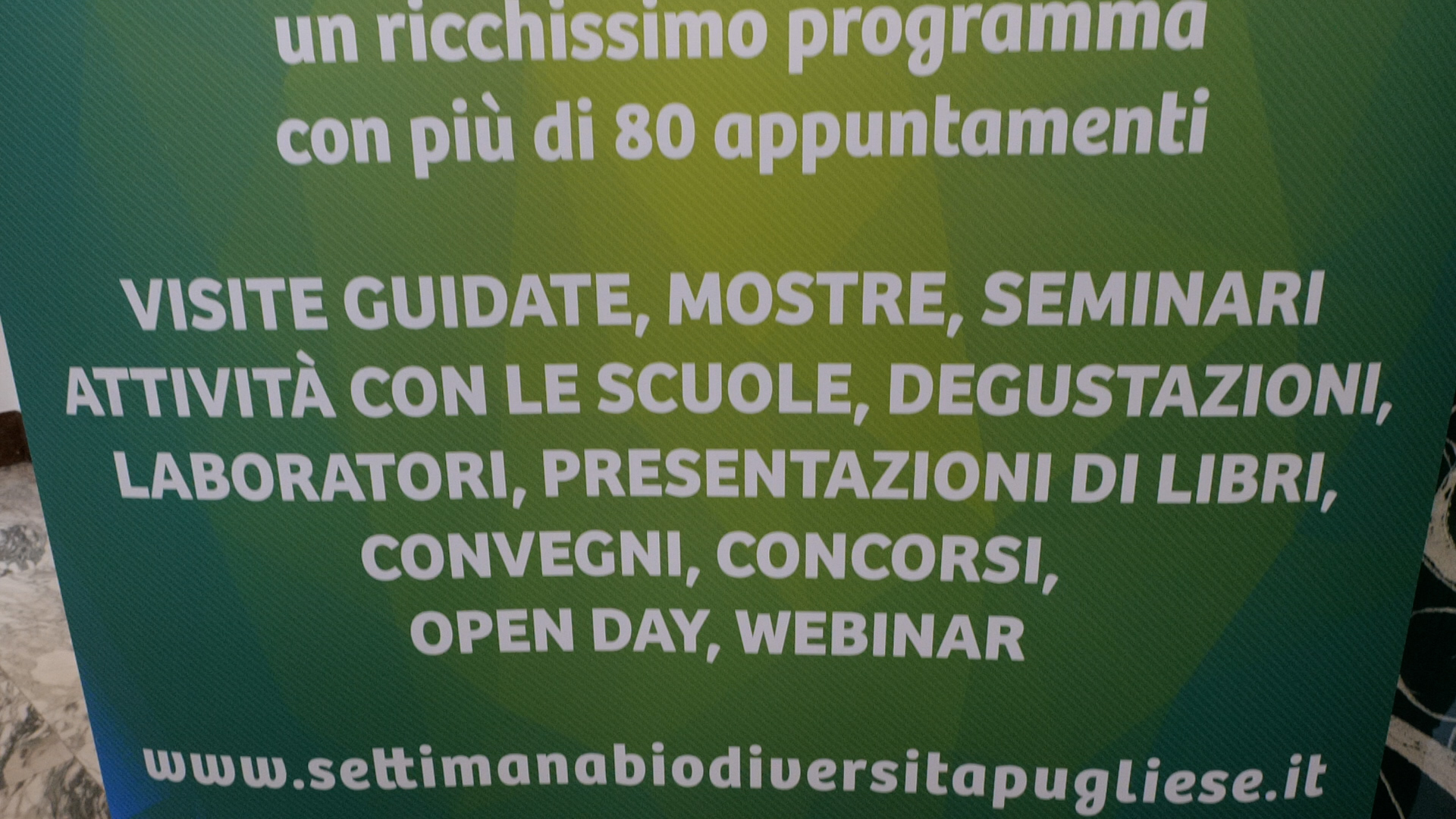 Galleria La Puglia celebra la 'Settimana della Biodiversità 2022': presentato il programma degli eventi - Diapositiva 2 di 6