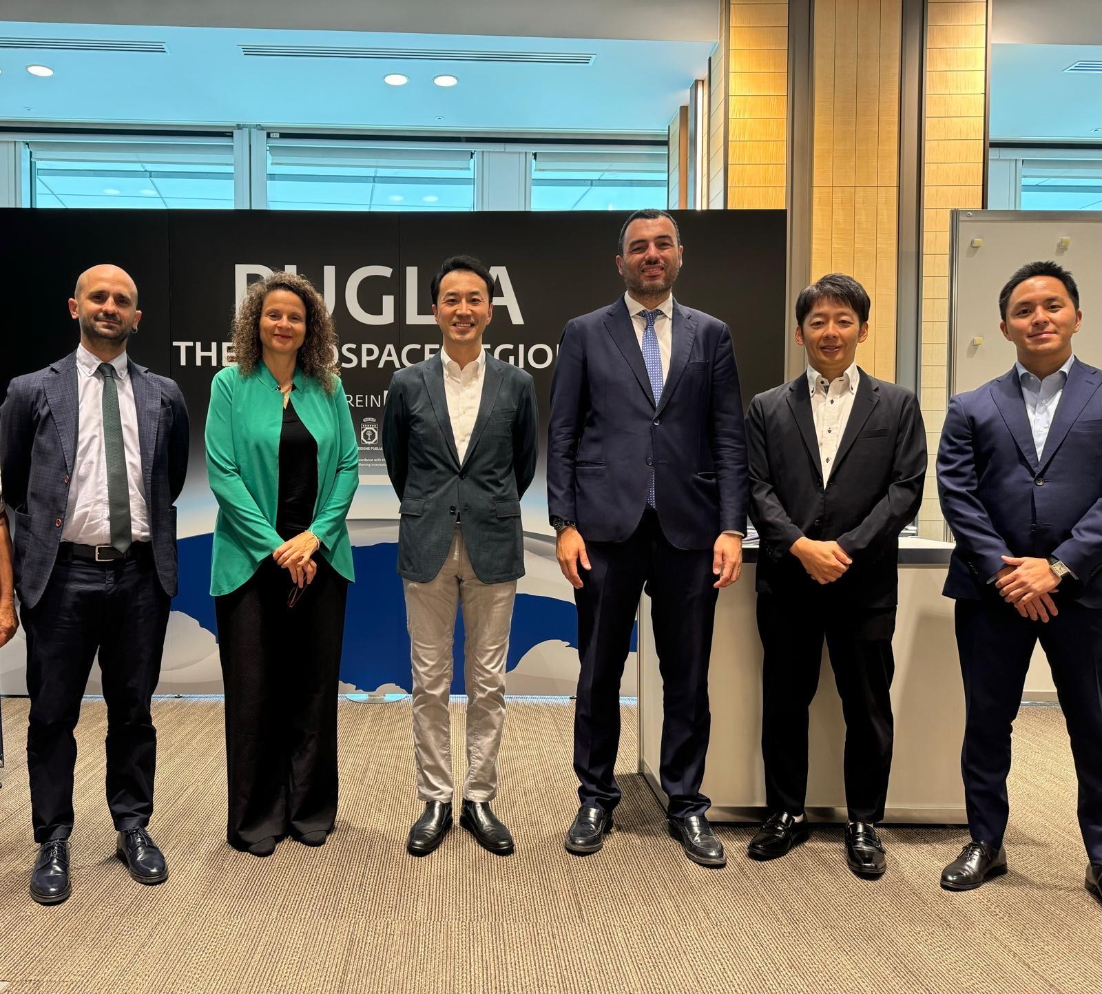 Galleria Space economy: la Puglia sbarca in Giappone - Diapositiva 1 di 3