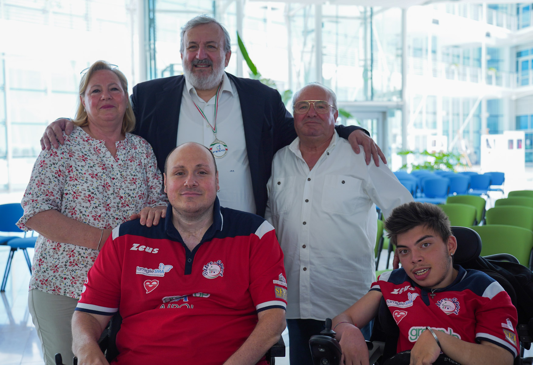 Galleria Emiliano riceve la squadra 