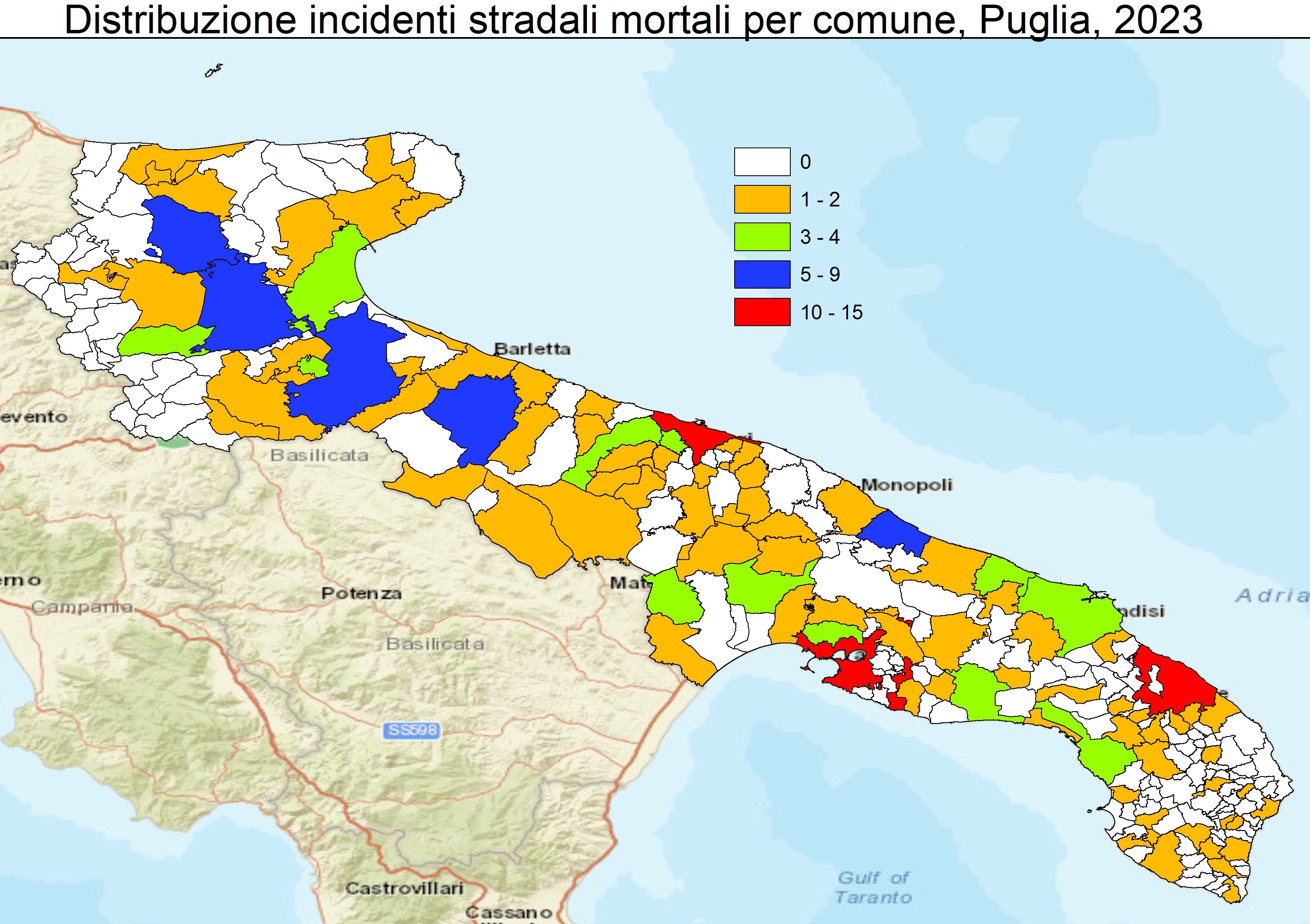 Galleria Incidenti stradali 2023: pubblicato il report annuale a cura del Centro monitoraggio sicurezza stradale dell’Asset - Diapositiva 3 di 3