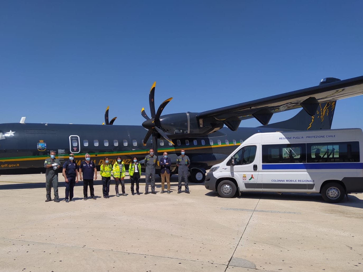 Galleria Dalla Puglia in Albania per fermare i contagi: Regione e Protezione civile a supporto delle istituzioni albanesi con una missione anti Covid - Diapositiva 1 di 3