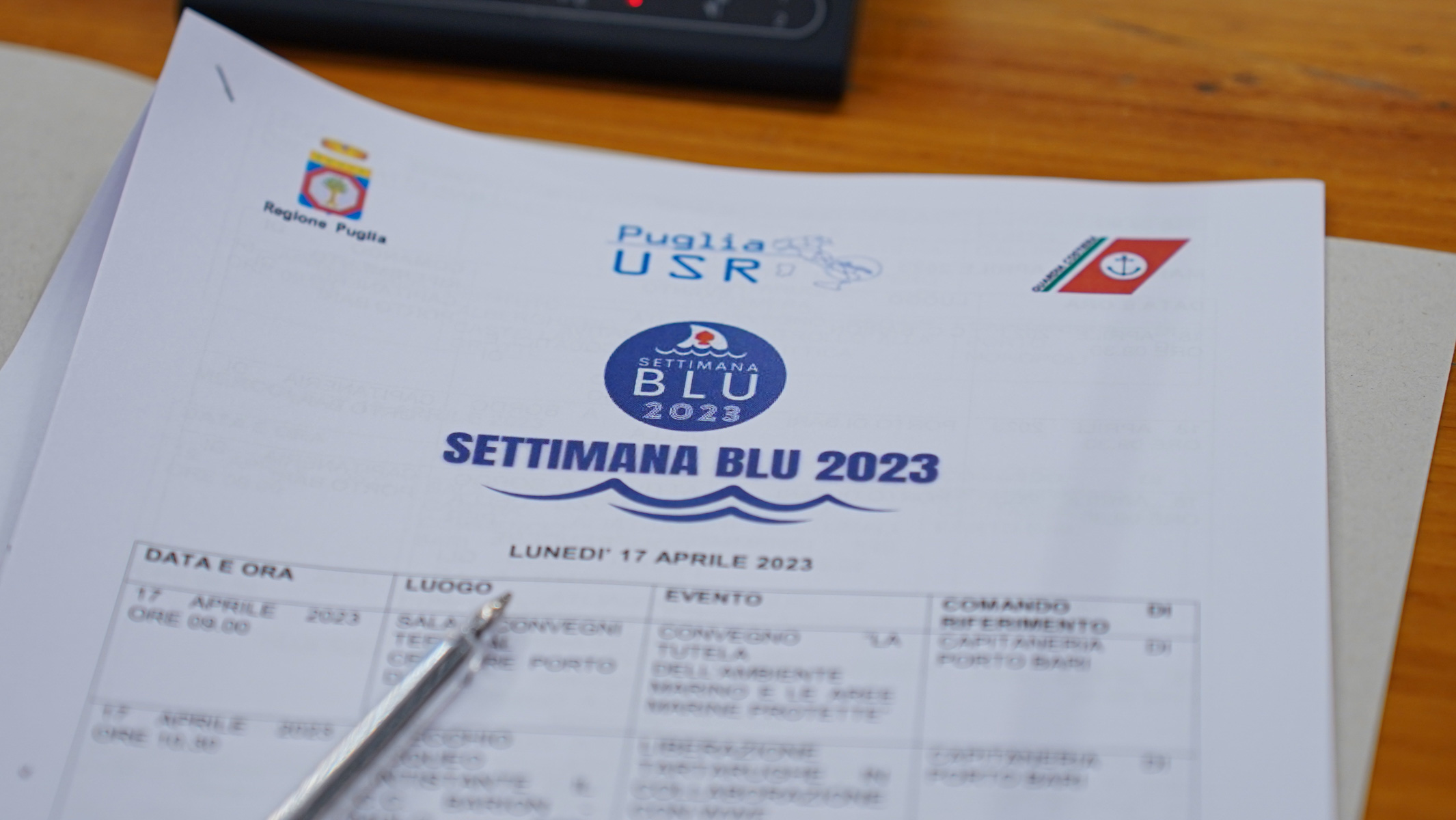 Galleria Regione Puglia, USR e Direzione Marittima di Bari lanciano la Settimana Blu 2023 - Diapositiva 5 di 9