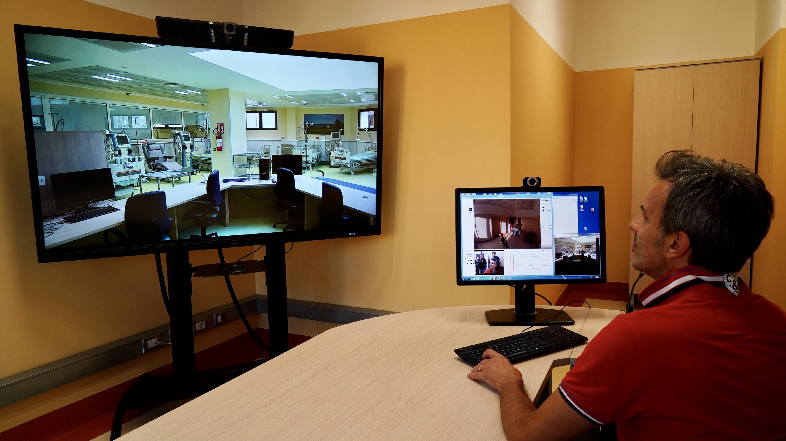 Galleria Inaugurato,con il presidente Emiliano, il nuovo padiglione di Nefrologia e dialisi del Policlinico di Bari  Strumentazioni hi-tech, spazi per la telemedicina e aule studio - Diapositiva 7 di 18