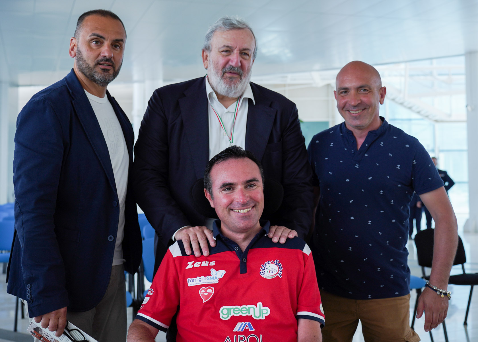 Galleria Emiliano riceve la squadra 