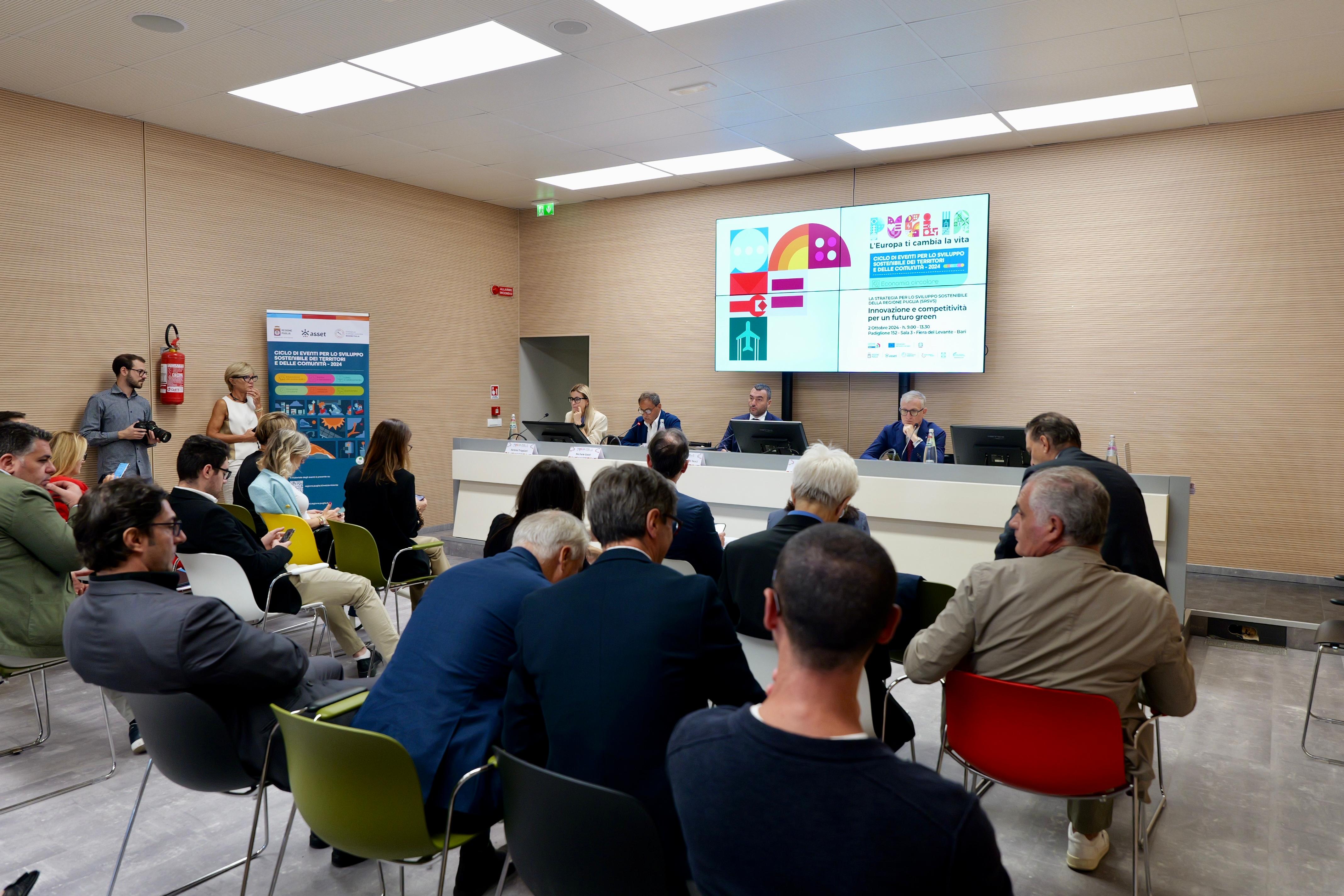 Galleria Innovazione e competitività per un futuro green: la Strategia per lo Sviluppo Sostenibile della Regione Puglia a supporto delle imprese pugliesi - Diapositiva 2 di 5