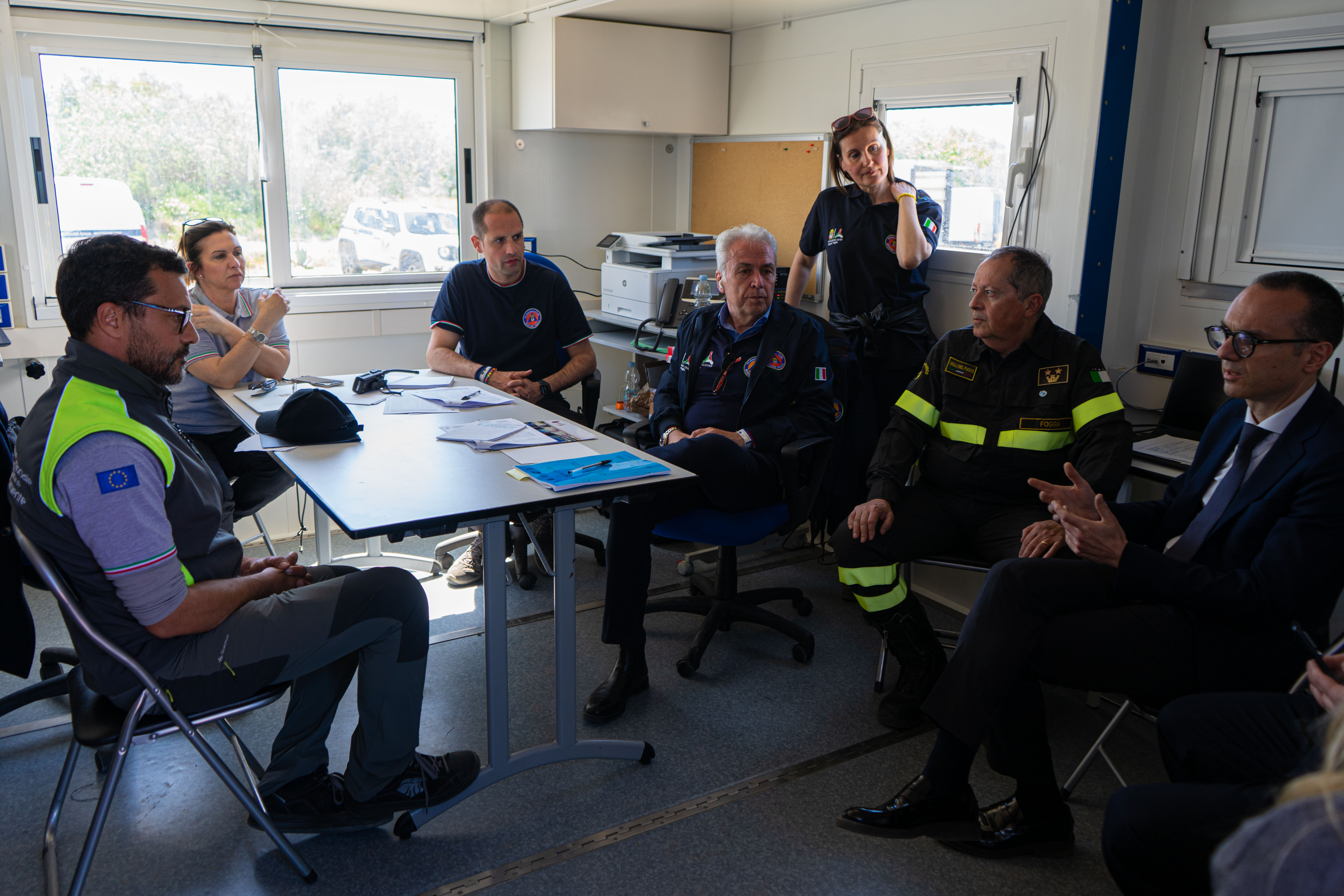 Galleria Protezione civile, esercitazione per un pronto intervento a difesa di coste e mare a seguito di sversamento e spiaggiamento di idrocarburi - Diapositiva 1 di 6