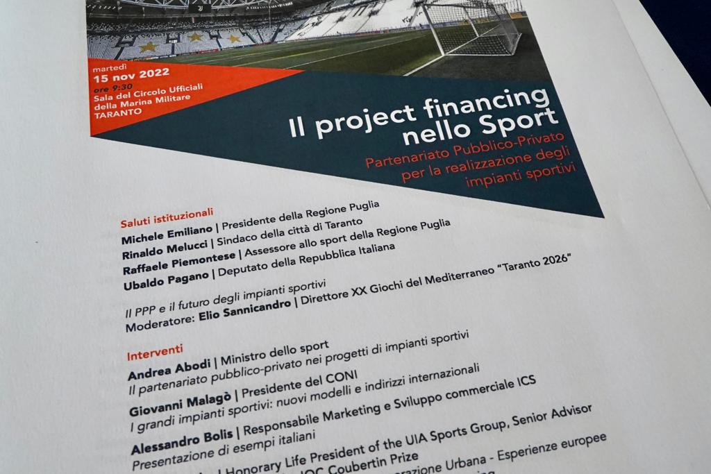 Galleria Impianti sportivi Giochi Mediterraneo Taranto 2026, presentati i progetti per lo stadio Iacovone e il Palazzetto Brindisi - Diapositiva 8 di 14