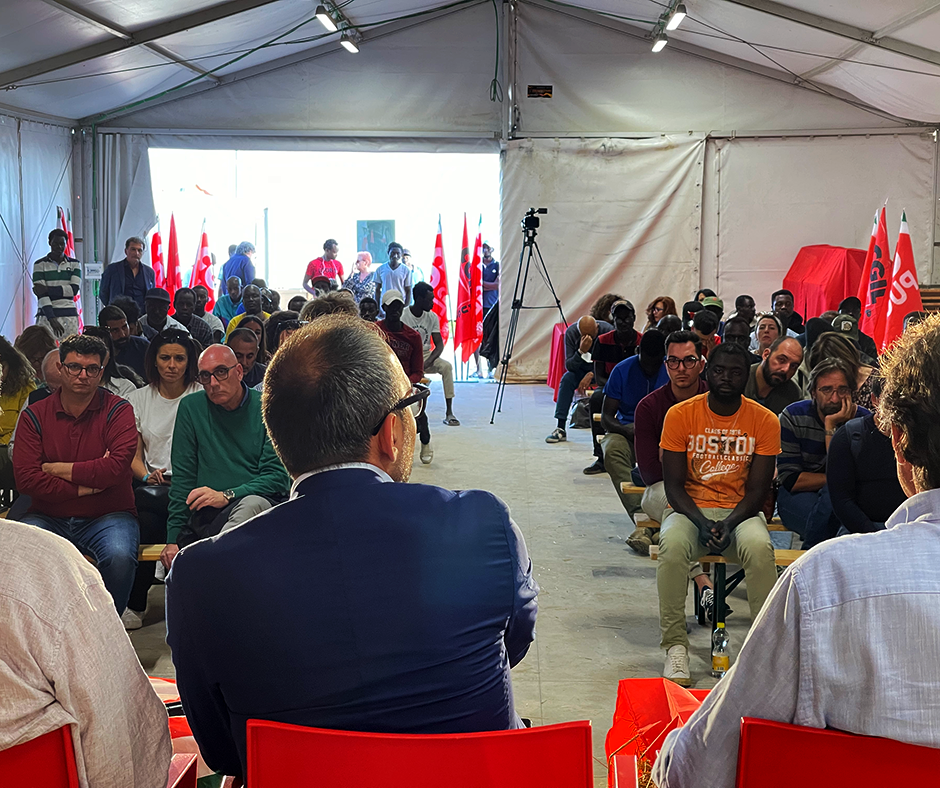 Galleria Migranti, Piemontese a incontro CGIL: 