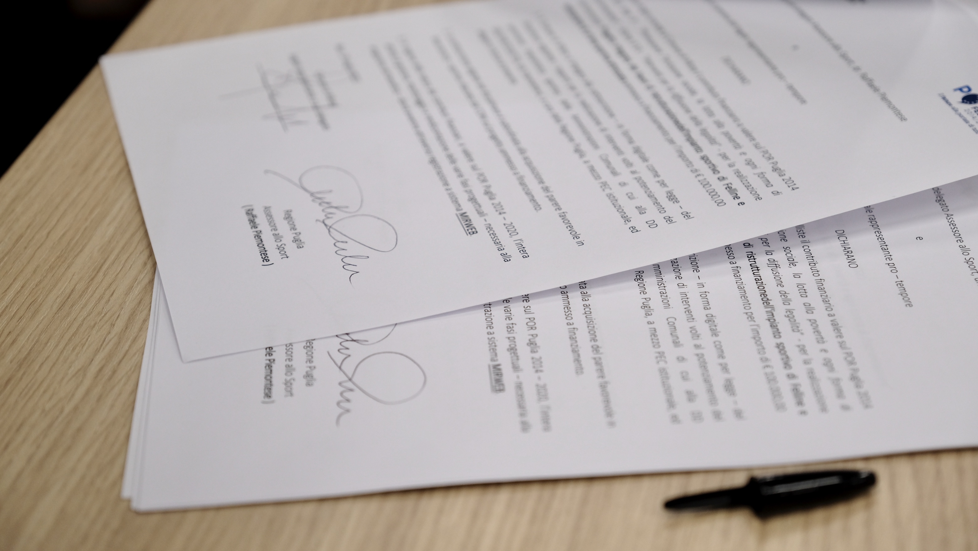 Galleria Potenziamento del patrimonio dell’impiantistica sportiva, graduatoria definitiva anno 2019. Emiliano e Piemontese incontrano le Amministrazioni. Oggi stipulato l’accordo preliminare alla sottoscrizione - Diapositiva 11 di 14