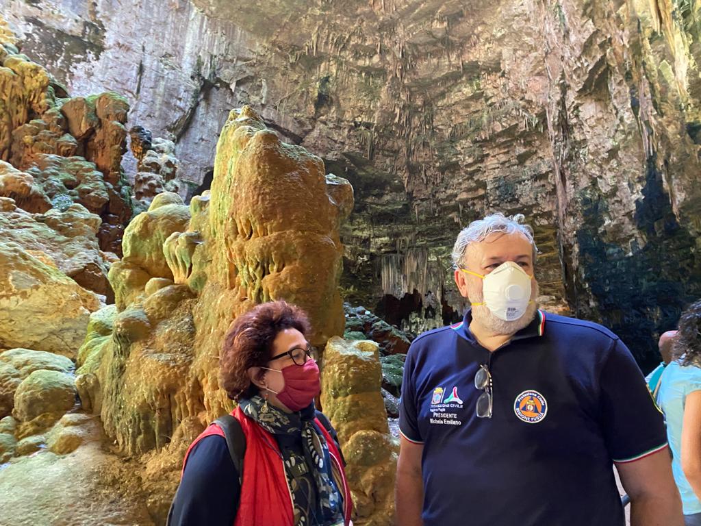 Galleria Emiliano alla riapertura delle Grotte di Castellana: “venite a visitarle, sono uniche al mondo” - Diapositiva 4 di 13