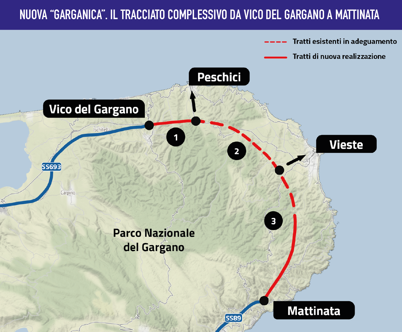 Galleria Piemontese, parte il dibattito pubblico sulla nuova “Garganica”, primo lotto Vico del Gargano-Vieste già finanziato con 300 milioni di euro - Diapositiva 2 di 2