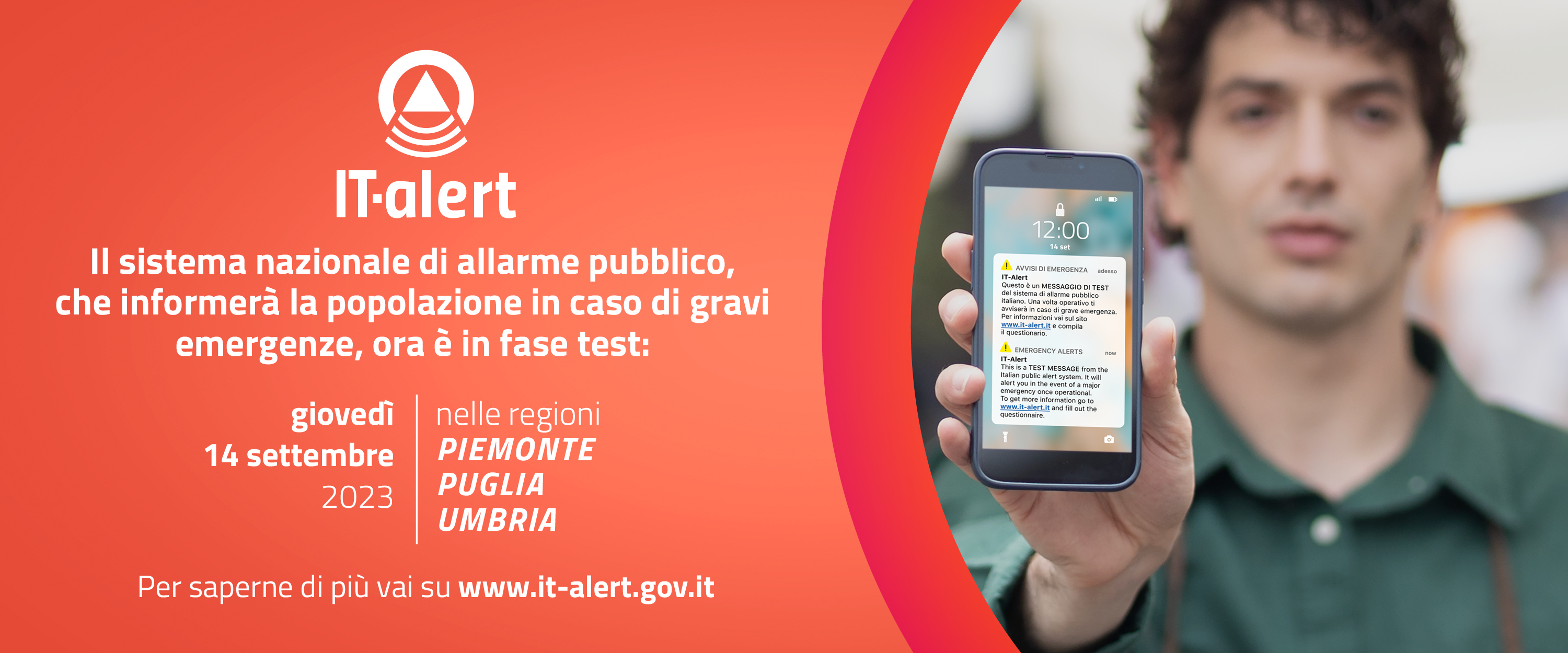 Galleria Il 14 settembre in Puglia verrà testato il nuovo sistema di allarme pubblico nazionale promosso dal Governo italiano - Diapositiva 3 di 3