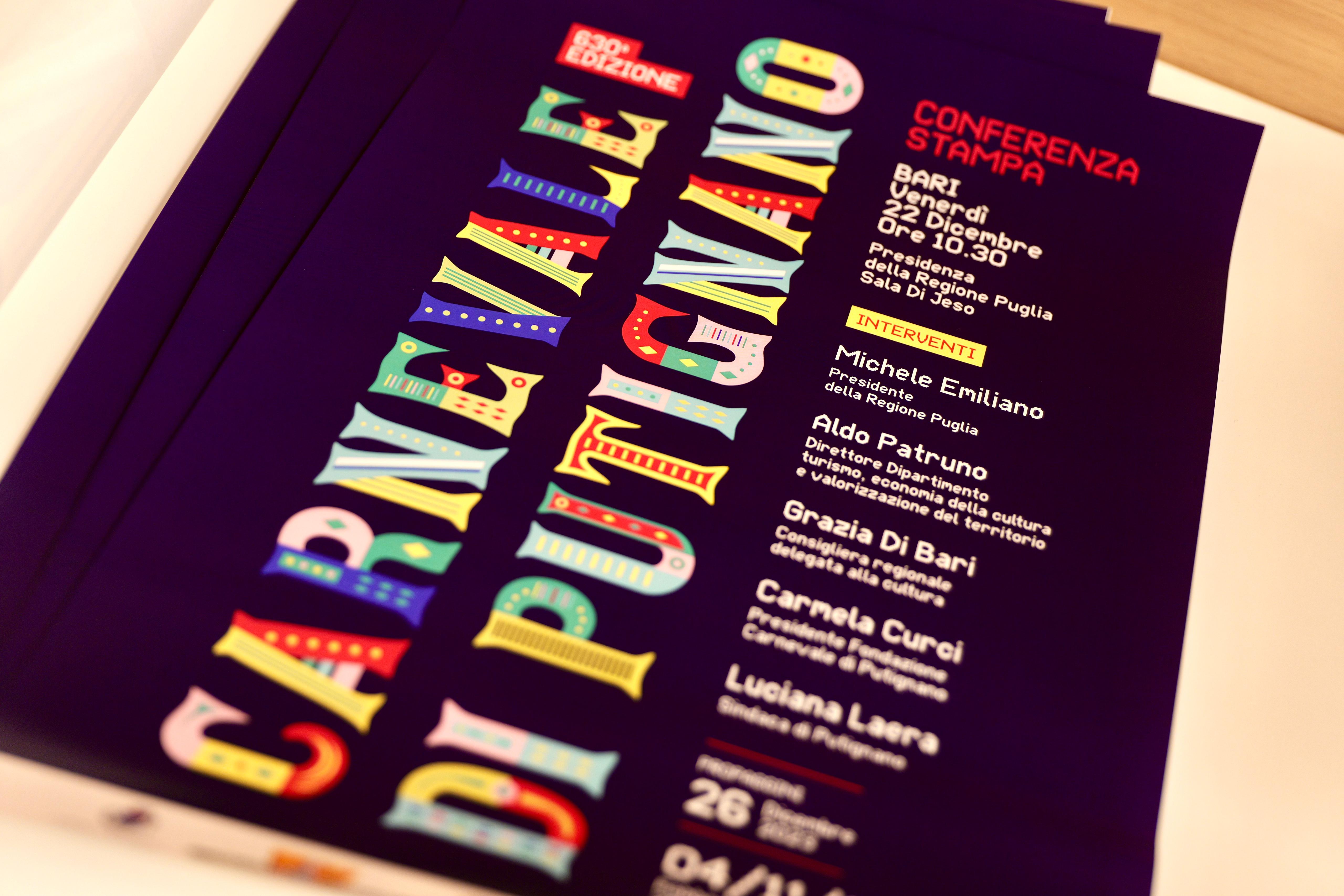 Galleria Presentato il 630esimo Carnevale di Putignano che partirà il 26 dicembre con Le Propaggini - Diapositiva 5 di 8