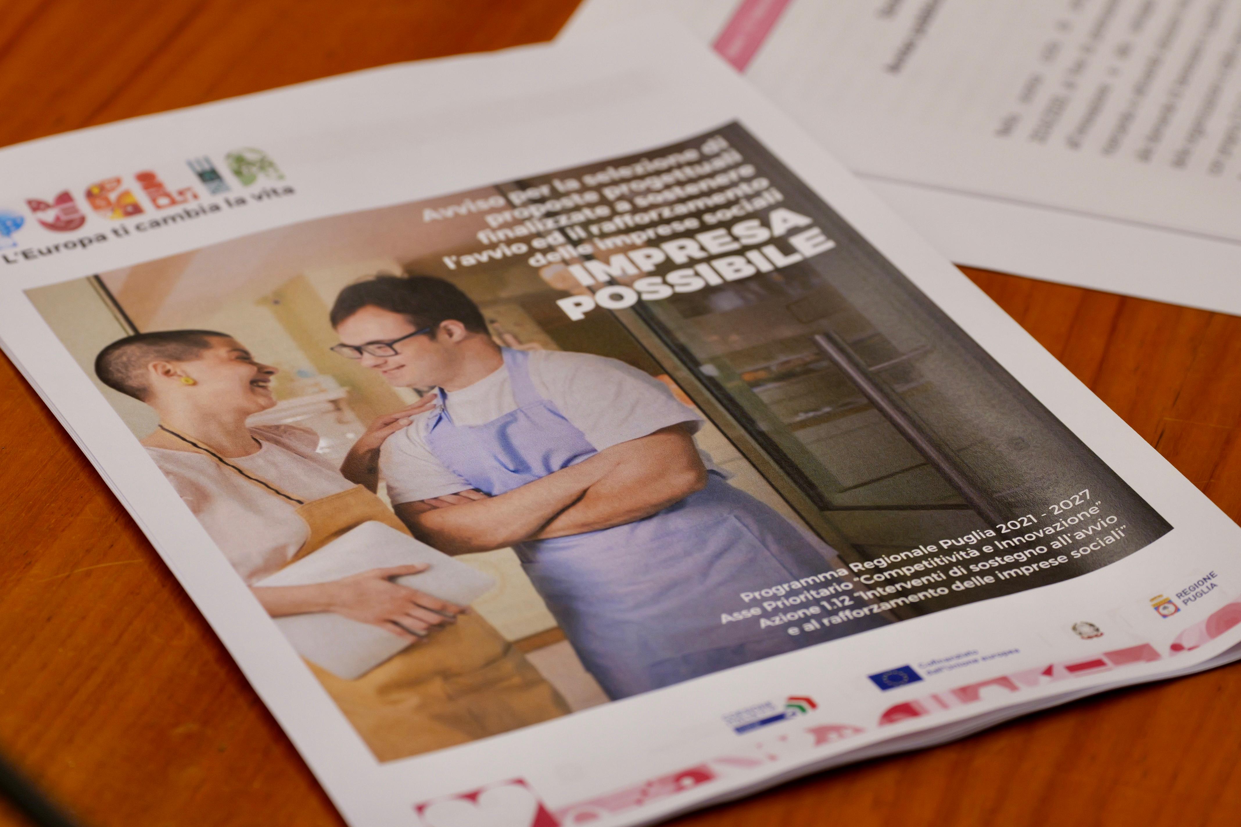 Galleria Presentato l'avviso pubblico “Impresa possibile” per sostenere le imprese sociali - Diapositiva 6 di 7