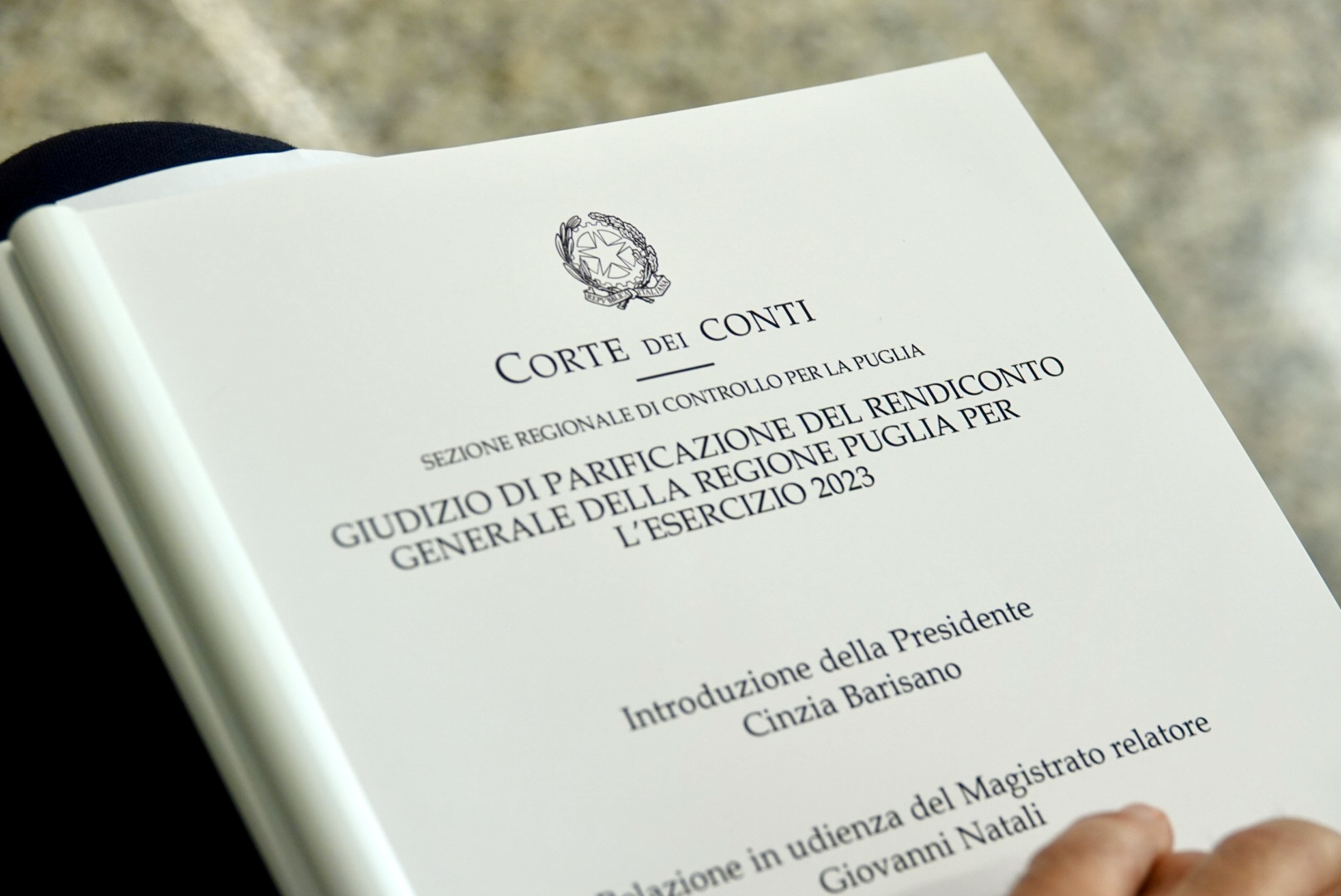 Galleria La Corte dei conti ha parificato il rendiconto della Regione Puglia per l'esercizio 2023 evidenziando un bilancio in equilibrio e una gestione responsabile delle risorse - Diapositiva 5 di 7