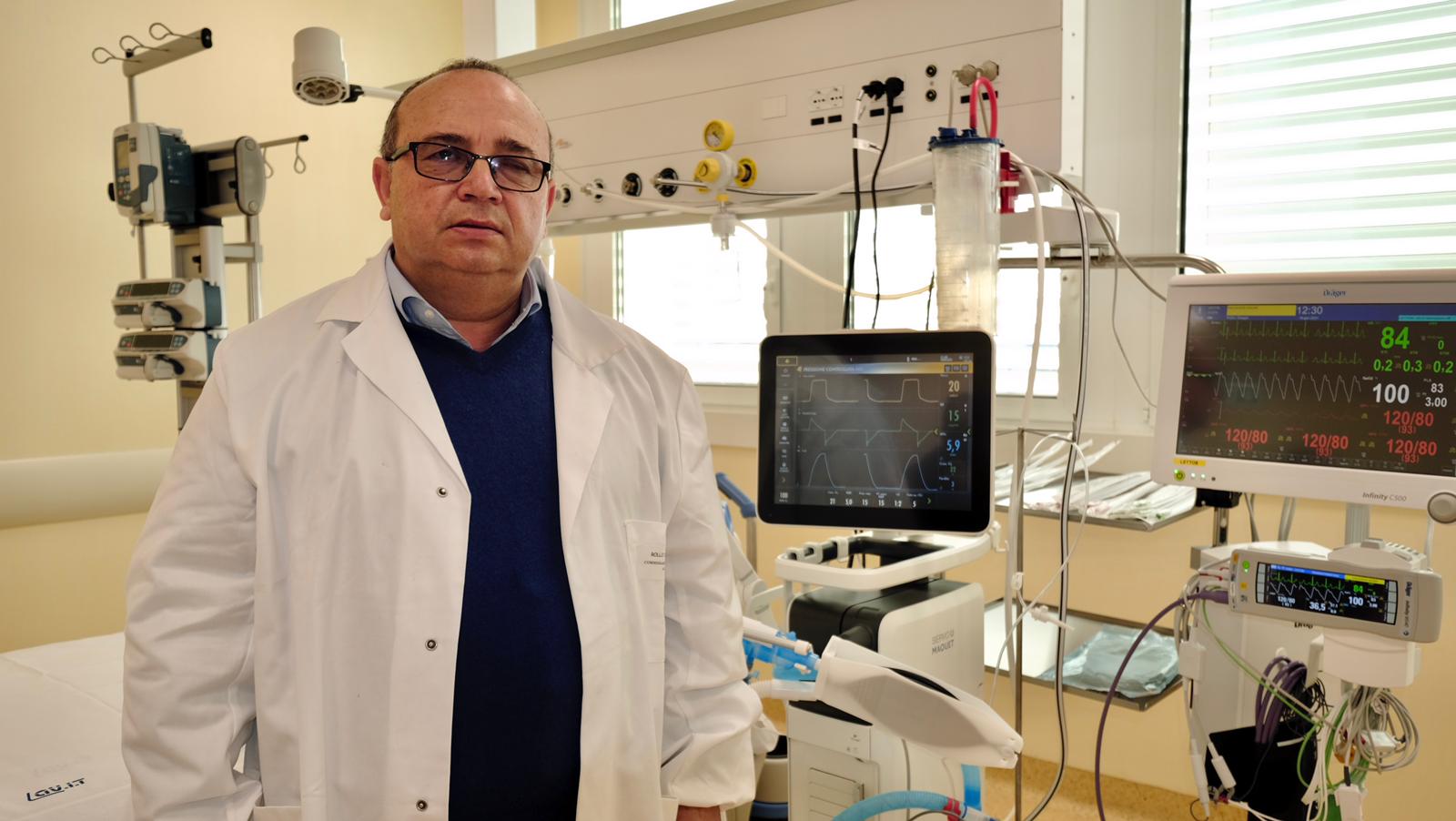 Galleria Potenziamento della rete ospedaliera. Attivati sedici posti di terapia intensiva respiratoria Covid al Dea “V. Fazzi” - Diapositiva 4 di 19