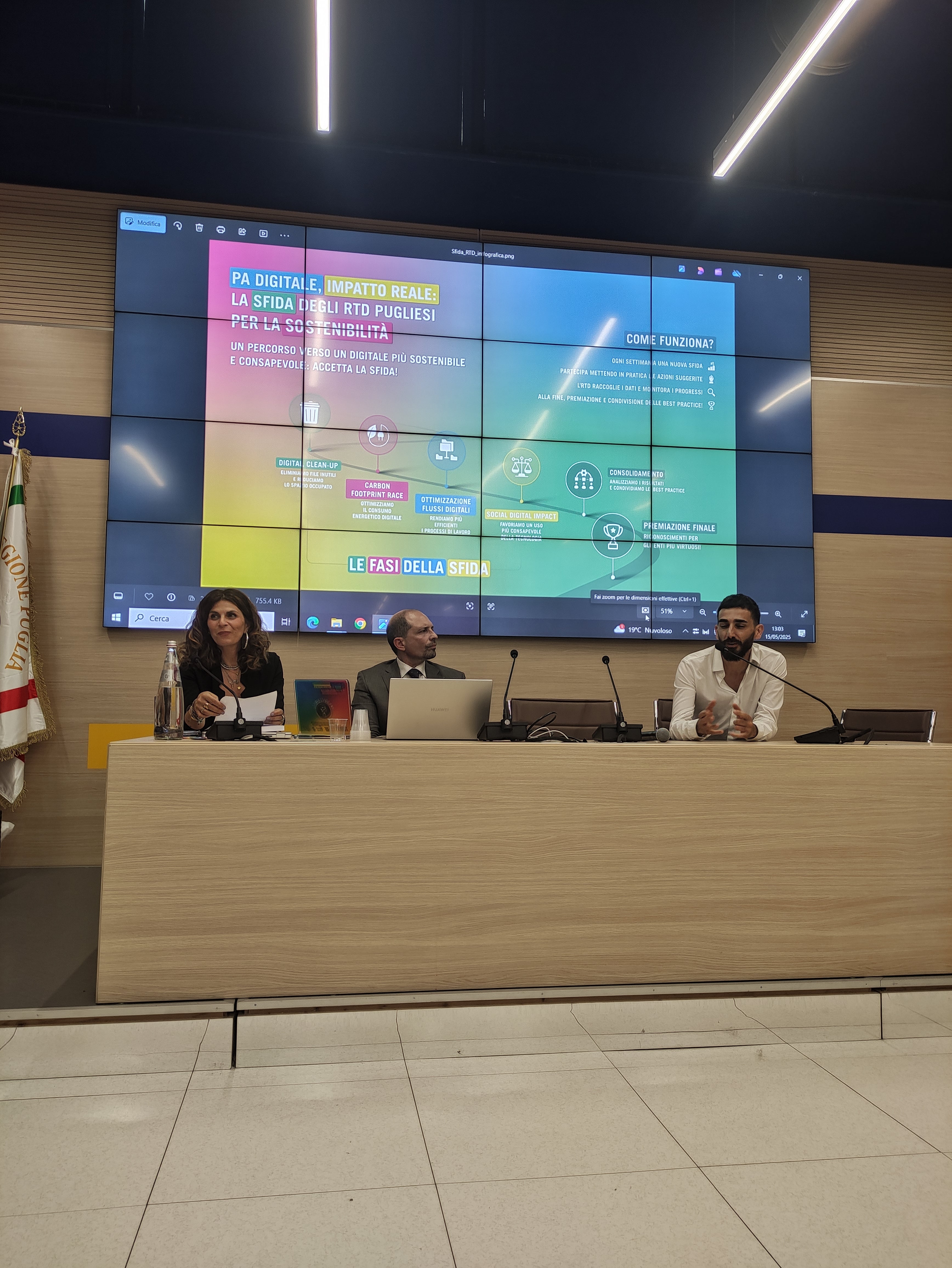 Galleria “PA Digitale, Impatto Reale” i vincitori della sfida tra i Responsabili della Transizione Digitale della Puglia in ottica di sostenibilità ambientale  &nbsp; - Diapositiva 9 di 13