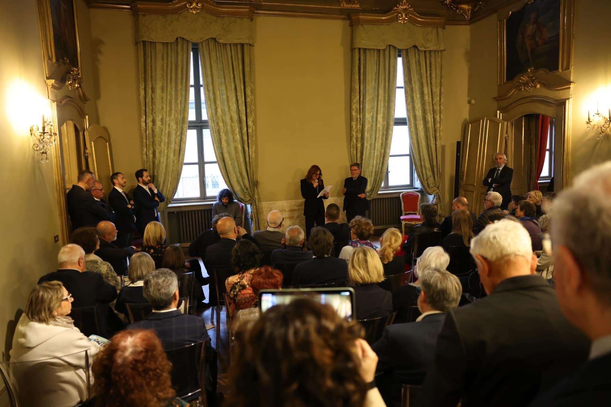 Galleria Di Bari ieri all’evento “I sapori della Puglia Imperiale sulle orme di Federico II” a Palazzo Saluzzo Paesana a Torino - Diapositiva 3 di 7