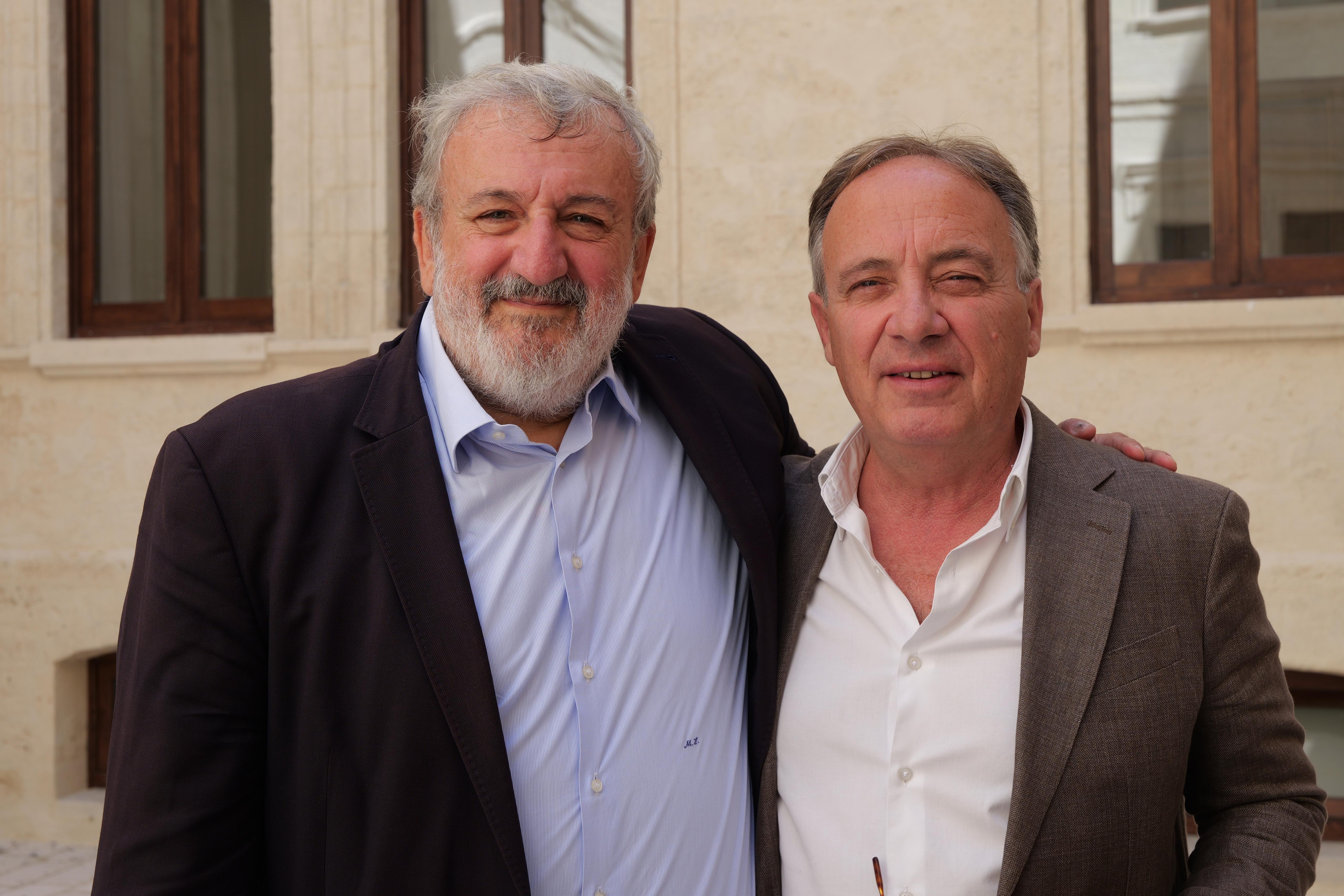 Galleria EMILIANO E LEO ALL’EVENTO DI RIAPERTURA DELL’EX NAUTICO DI BARI, PRESTO RESIDENZA UNIVERSITARIA ADISU - Diapositiva 2 di 7