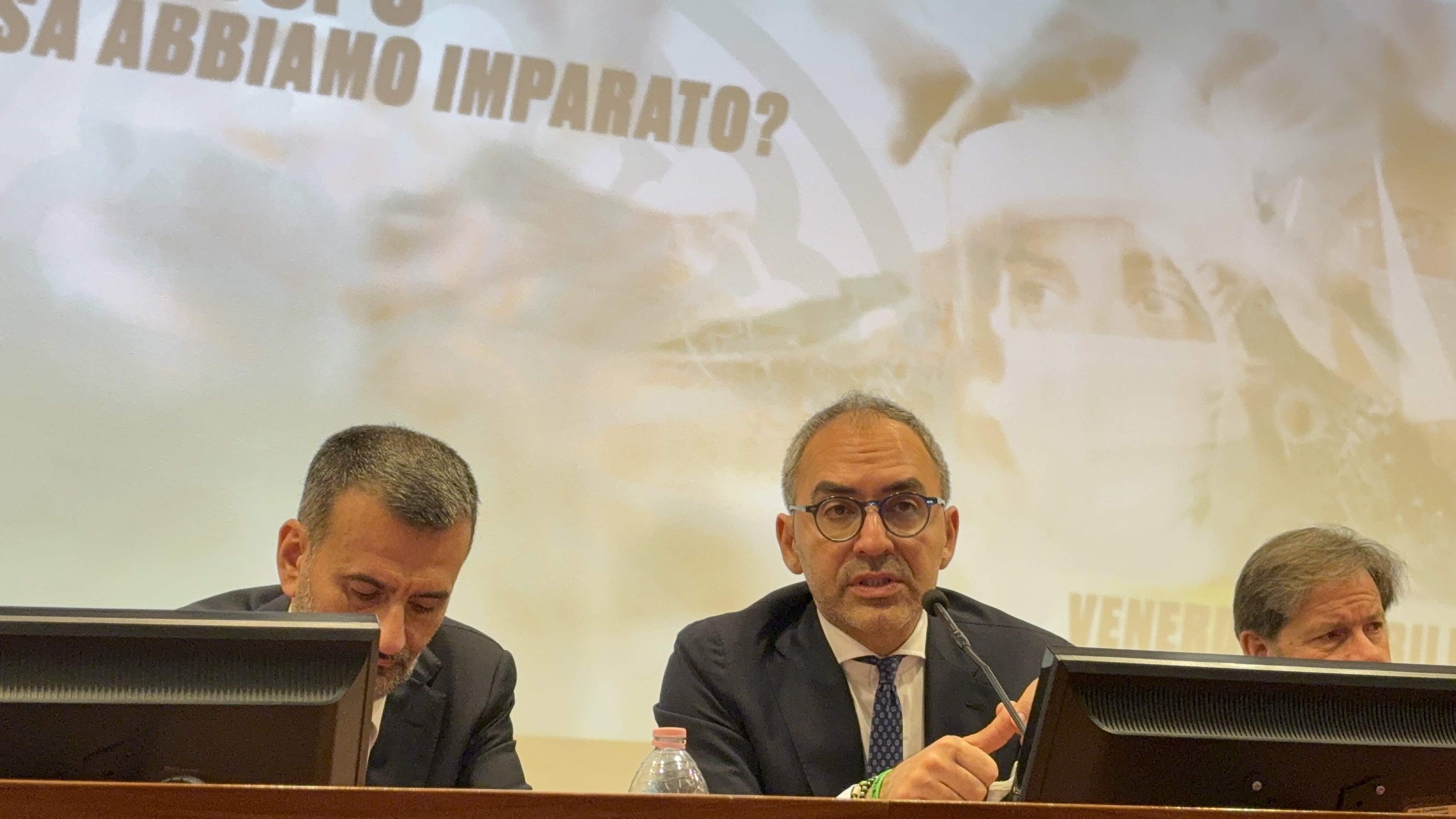 Galleria Cinque anni dopo la pandemia, Piemontese e Montanaro alla giornata di testimonianze al 