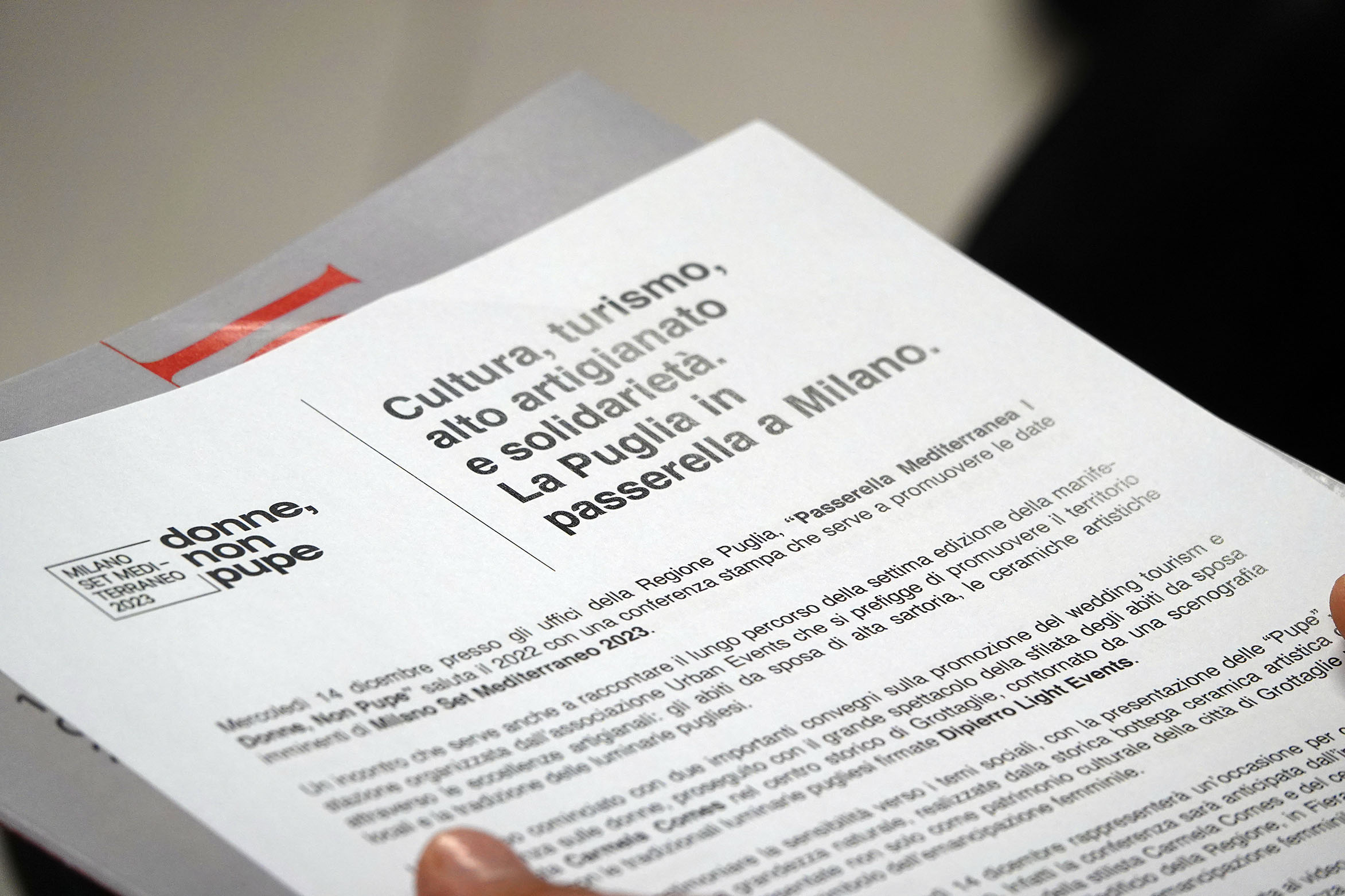 Galleria CULTURA, TURISMO, ALTO ARTIGIANATO E SOLIDARIETA’: &nbsp;  LA PUGLIA IN PASSERELLA A MILANO. - Diapositiva 12 di 12