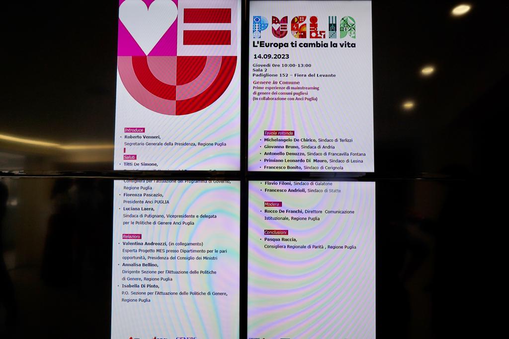 Galleria Genere in Comune: Regione e Anci Puglia insieme per la diffusione delle politiche di genere negli enti locali - Diapositiva 6 di 7