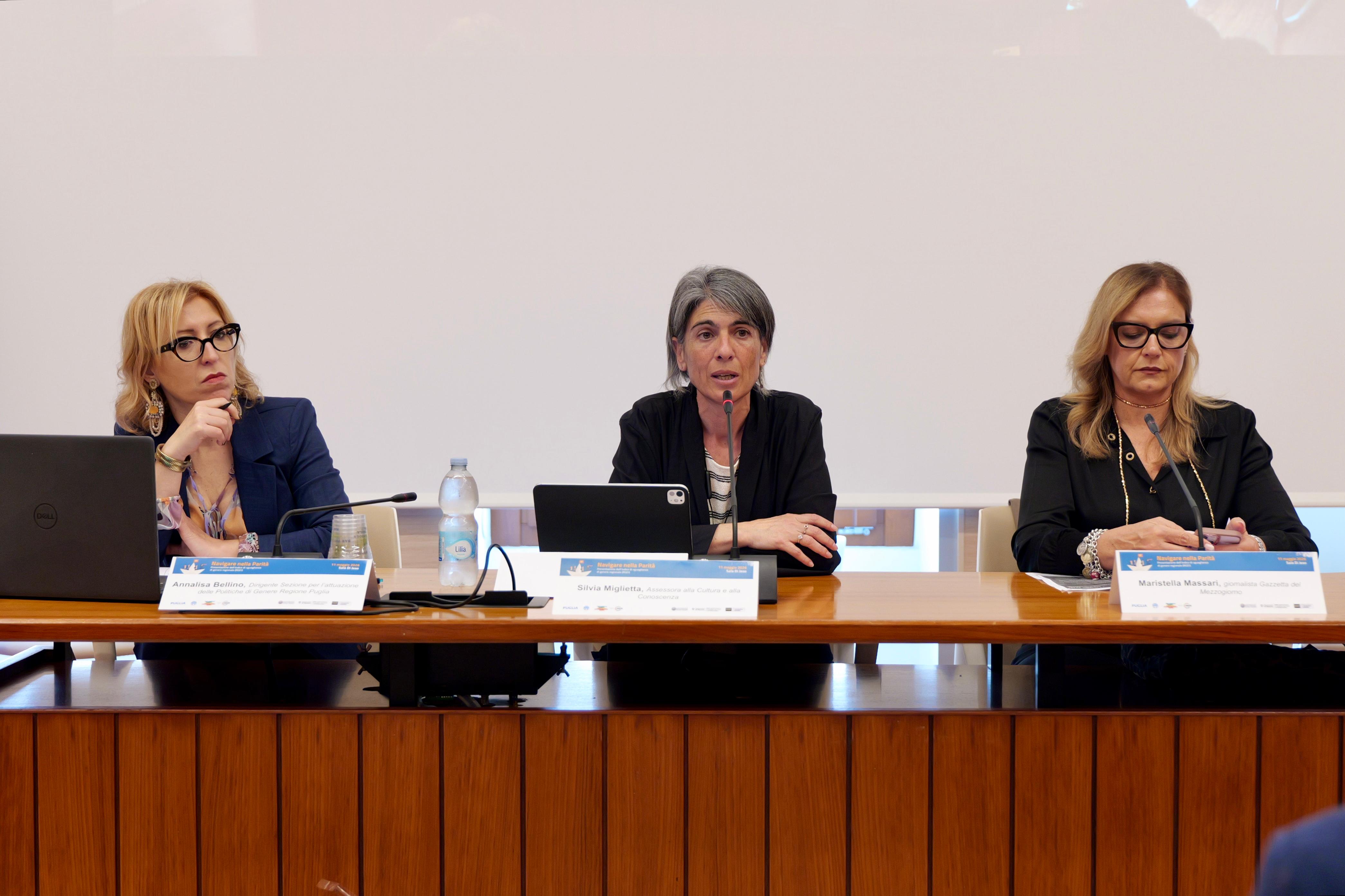 Galleria Presentato il cruscotto “Navigare nella Parità” per misurare l’uguaglianza di genere: Puglia prima regione del Sud per riduzione dei divari - Diapositiva 5 di 5