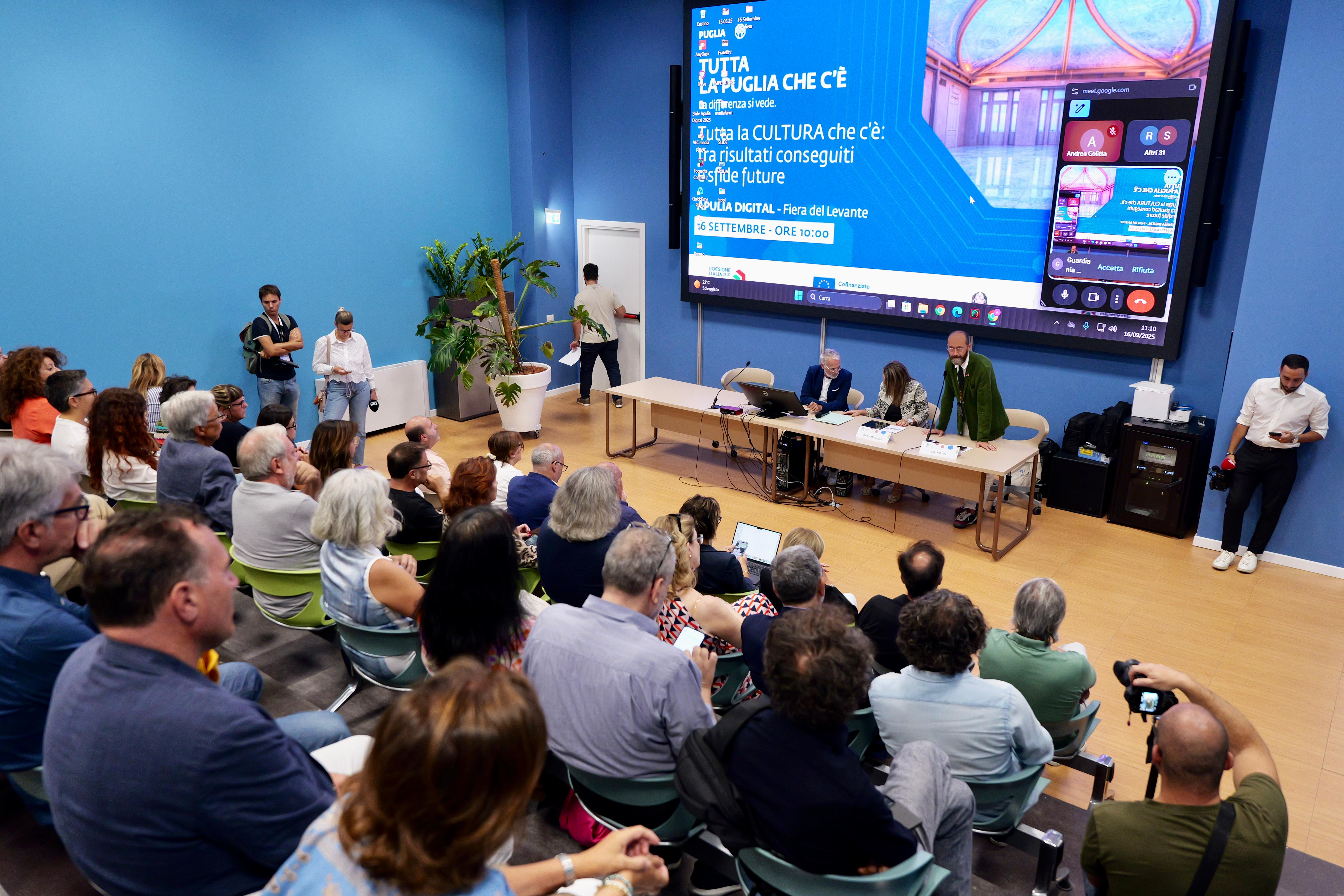 Galleria Tutta la cultura che c’è: presentati in Fiera del Levante traguardi e sfide delle Politiche culturali della Regione Puglia. Siglato con Puglia Culture il protocollo d’intesa per il Coordinamento per la Cura dei Luoghi - Diapositiva 8 di 9