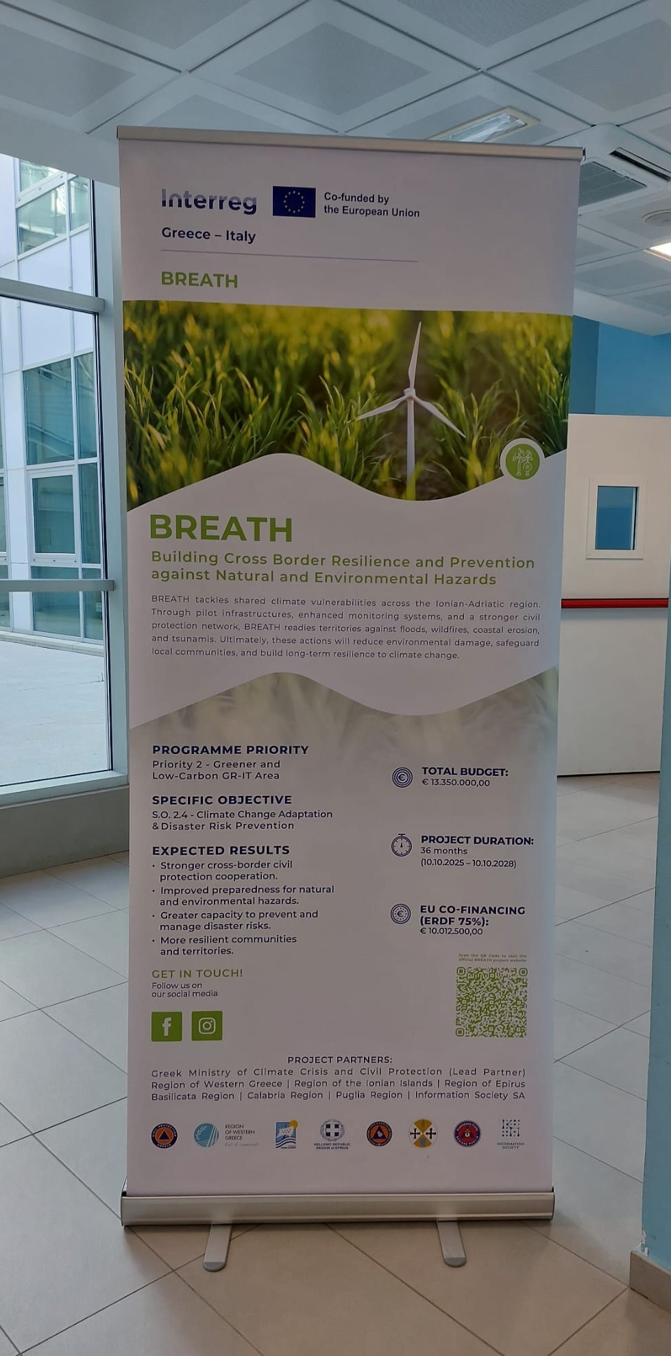 Galleria Protezione civile, presentato in Puglia BREATH: Grecia e Italia insieme per la prevenzione dei rischi naturali e la protezione delle comunità - Diapositiva 1 di 5