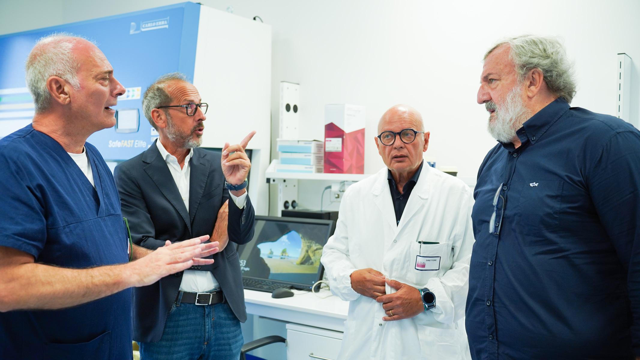 Galleria Nuovo laboratorio di Microbiologia provinciale della ASL all'ospedale Di Venere - Diapositiva 10 di 21