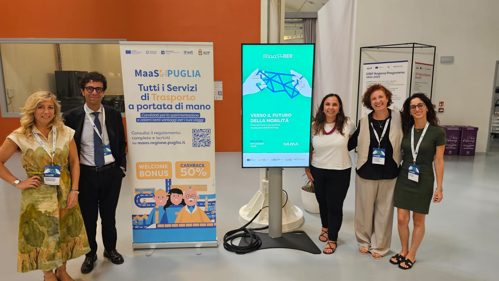 Galleria Trasporti, la sperimentazione MaaS4Puglia presentata a Bologna in un evento nazionale dedicato alla Mobilità come servizio - Diapositiva 1 di 3