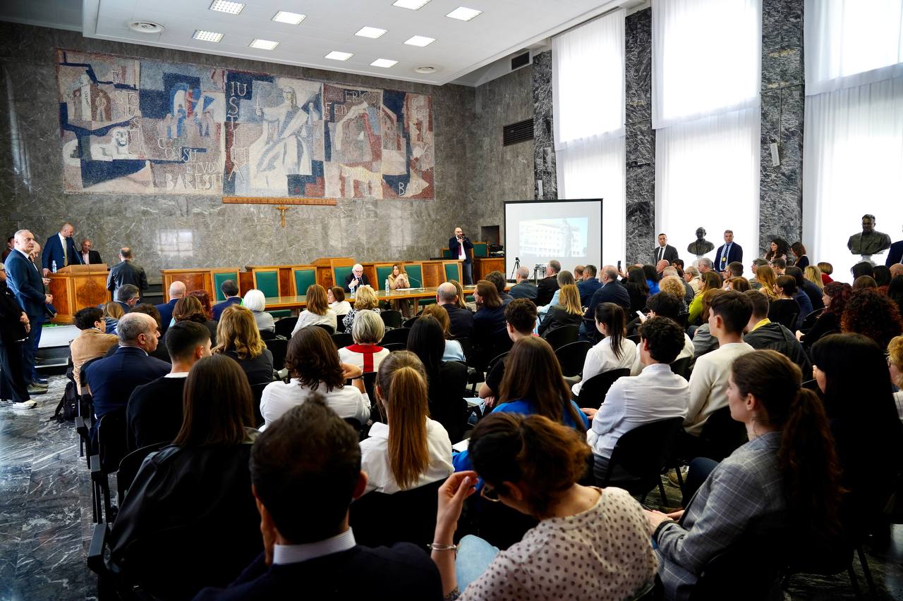 Galleria Barone oggi in Corte di Appello alla cerimonia in ricordo della strage di Capaci nella quale morirono il giudice Falcone, sua moglie e gli agenti della sua scorta - Diapositiva 11 di 11