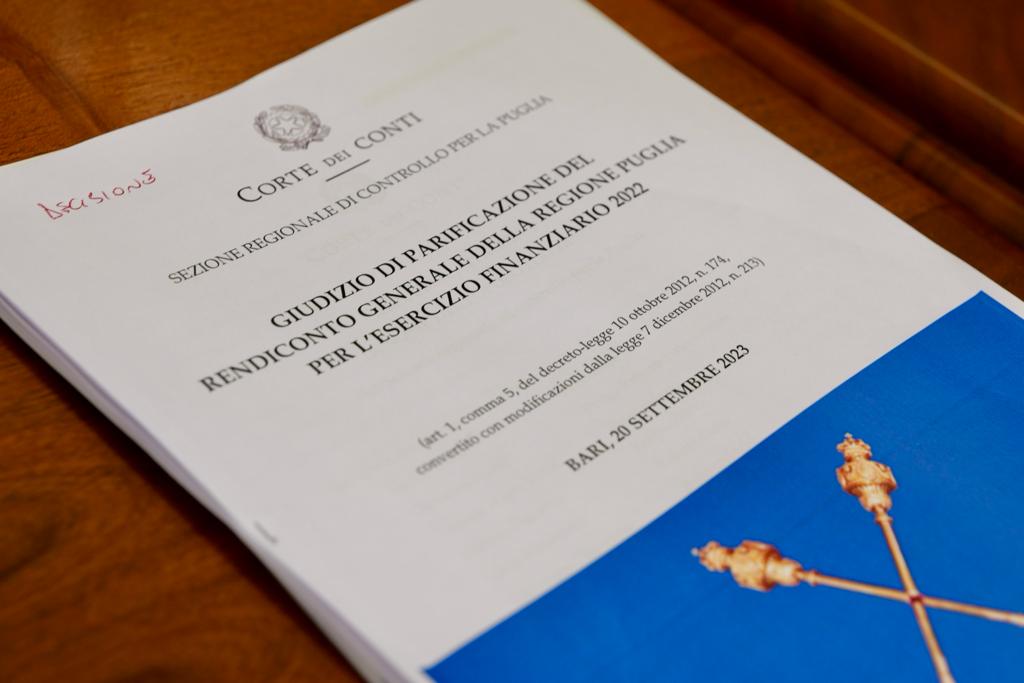 Galleria La Corte dei Conti approva il bilancio della Regione Puglia - Diapositiva 2 di 6