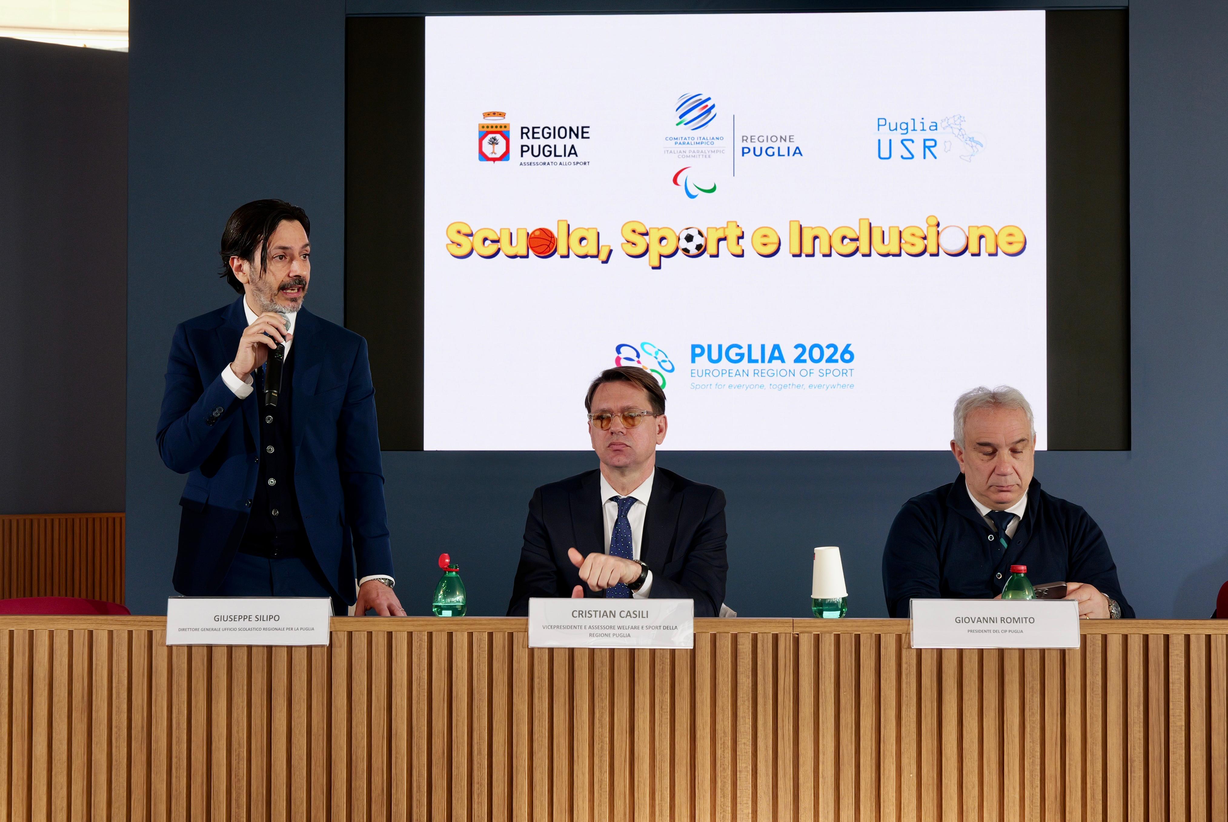 Galleria Progetto Scuola, Sport e Inclusione A.S. 2025-2026, la Regione Puglia consolida il modello educativo paralimpico e lancia la nuova sperimentazione per la Scuola Primaria - Diapositiva 9 di 9