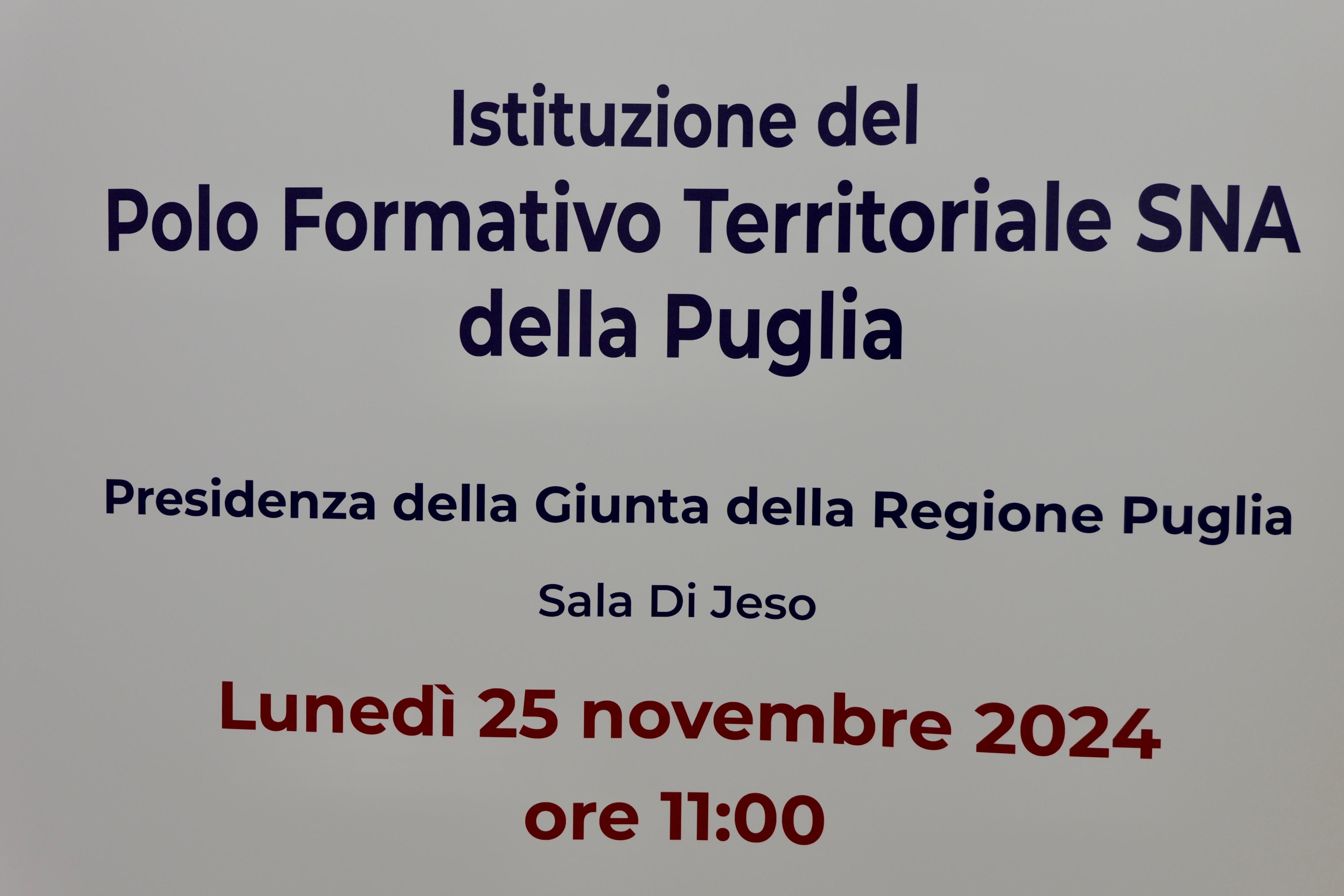 Galleria In Puglia nuovo Polo Formativo della Sna, avrà sede a Bari e focus internazionale - Diapositiva 9 di 10