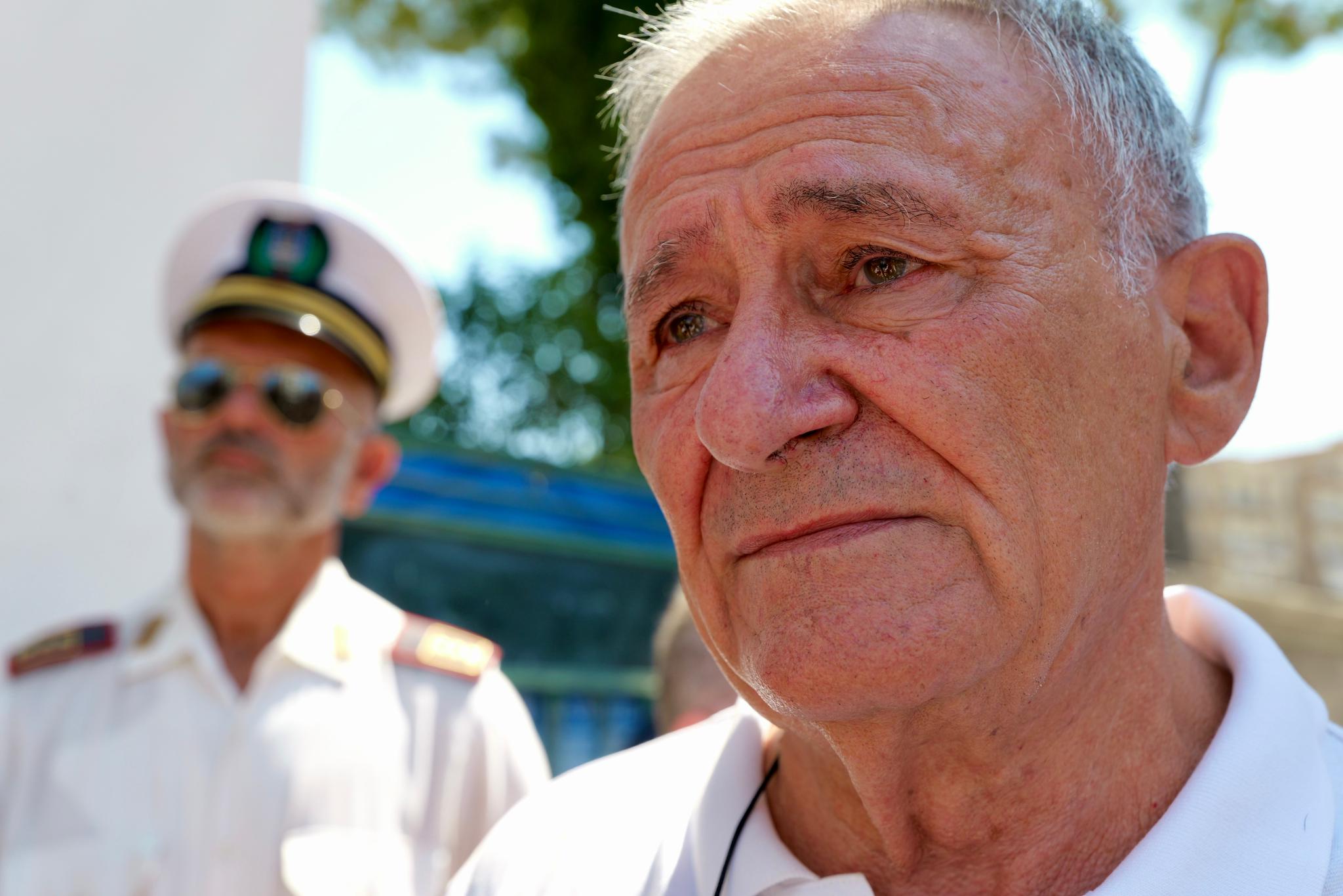 Galleria Emiliano e Ciliento alla commemorazione delle vittime della strage dei treni Andria- Corato del 12 luglio 2016 - Diapositiva 4 di 7