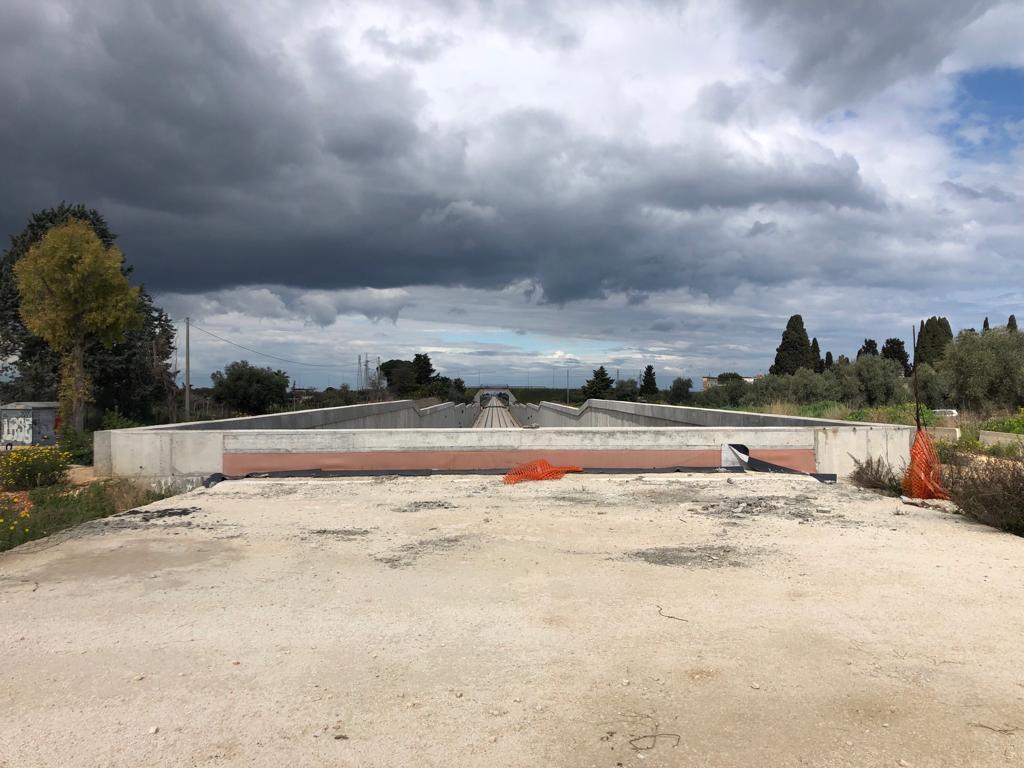 Galleria Maurodinoia, sopralluogo con FSE e sindaco di Triggiano sul cantiere dell’interramento dei binari ferroviari - Diapositiva 2 di 11