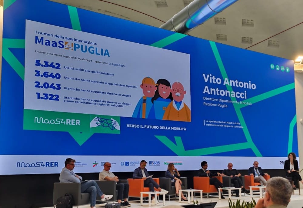 Galleria Trasporti, la sperimentazione MaaS4Puglia presentata a Bologna in un evento nazionale dedicato alla Mobilità come servizio - Diapositiva 3 di 3