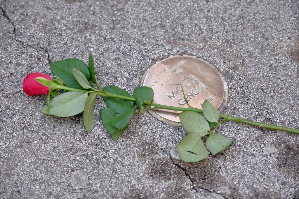 Galleria Oggi a Bari cerimonia per l’anniversario della strage di via Nicolò dell'Arca - Diapositiva 3 di 9