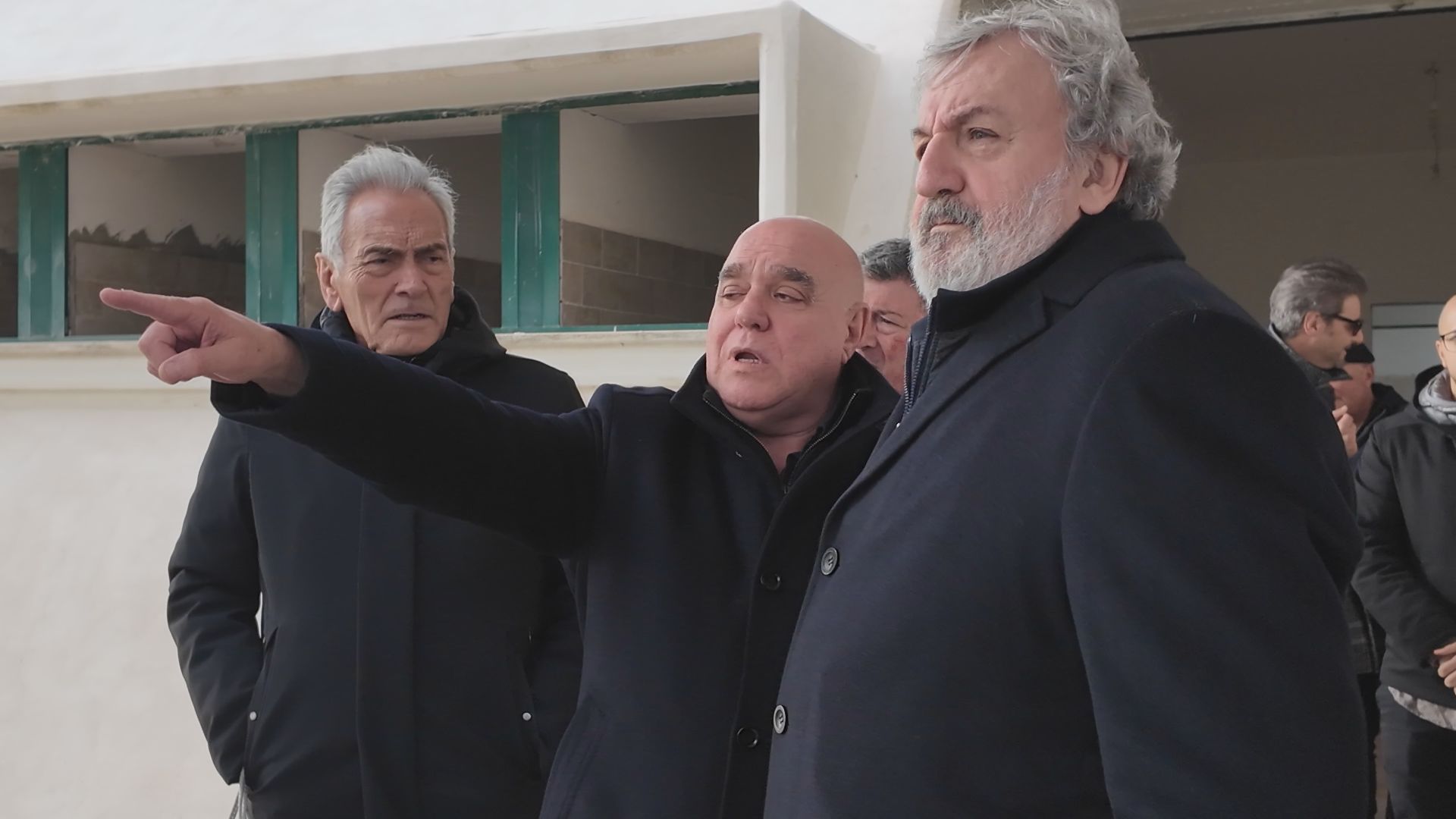 Galleria Giochi del Mediterraneo, sopralluogo del presidente Emiliano allo stadio comunale di Faggiano insieme al presidente FIGC Gravina - Diapositiva 1 di 7